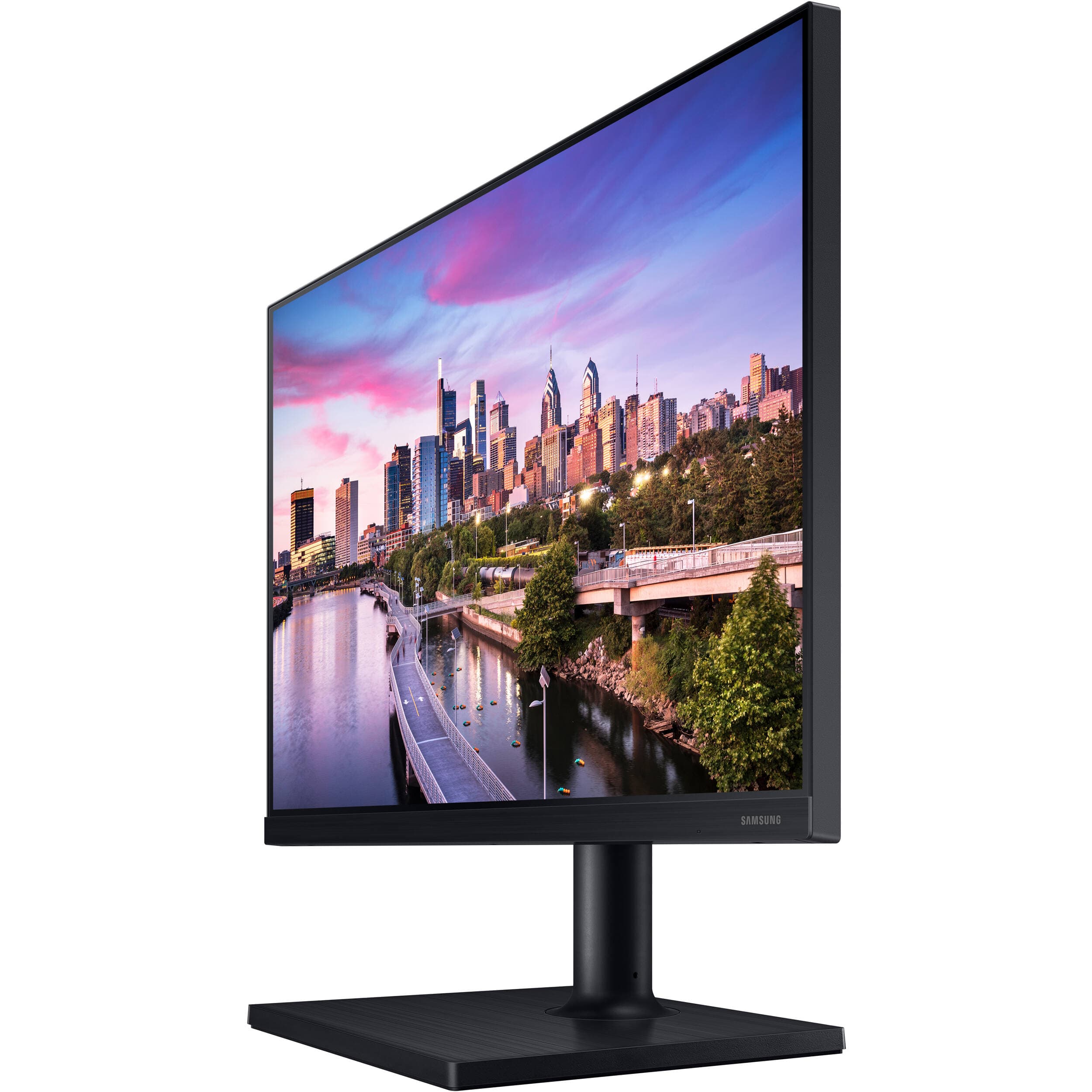 Samsung F24T454GYN 24-inch IPS business monitor with adjustable stand and USB hub