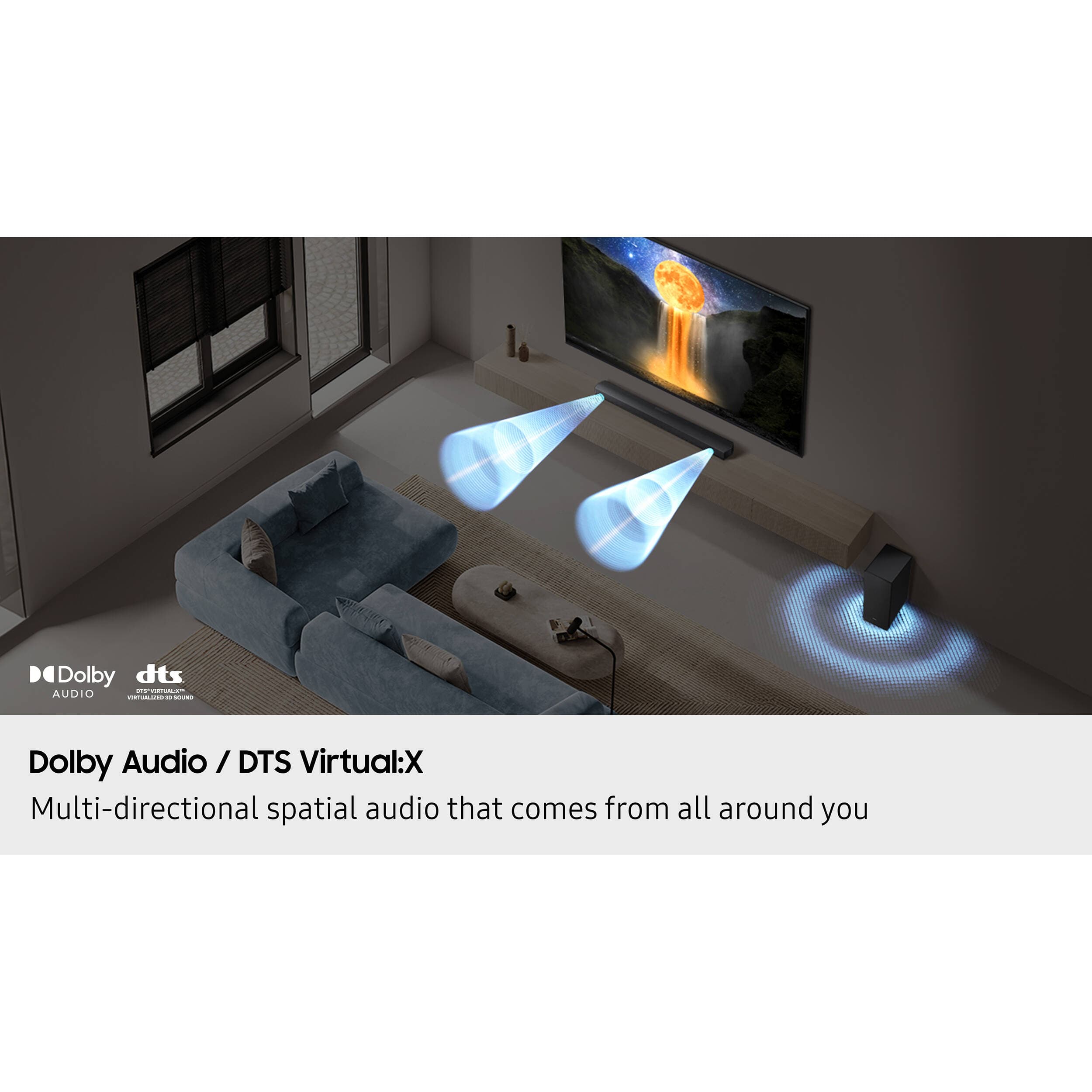 3.1 Ch 370W Soundbar Blk view 21