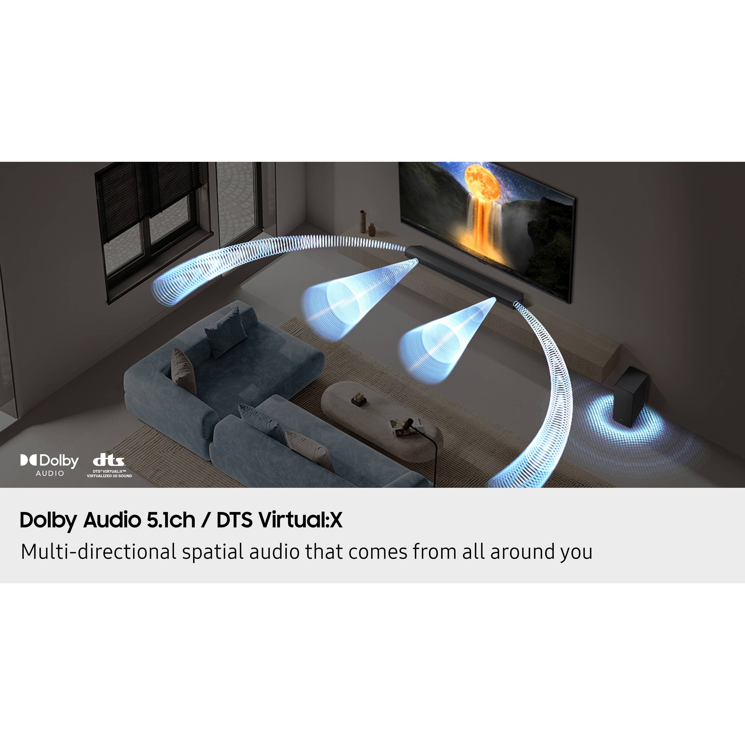 5.1 Ch 400W Soundbar Blk view 18