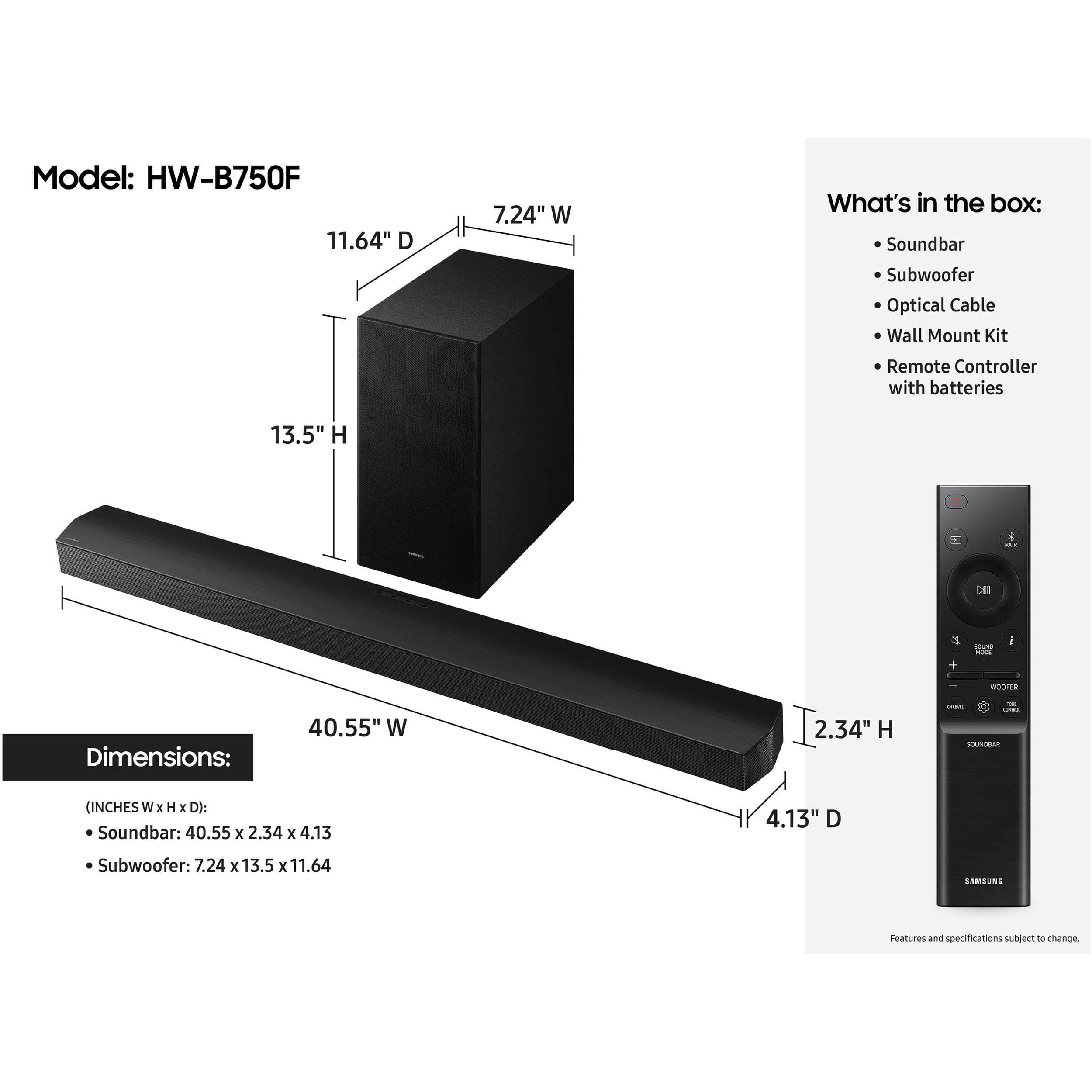 5.1 Ch 400W Soundbar Blk view 20