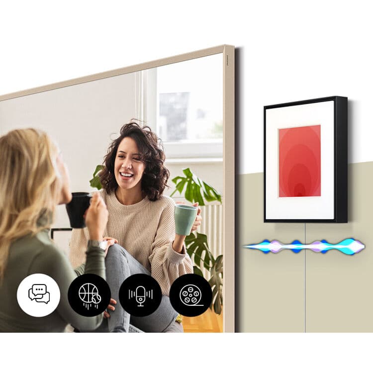 Samsung Music Frame Blk black frame-style 2.0-channel soundbar