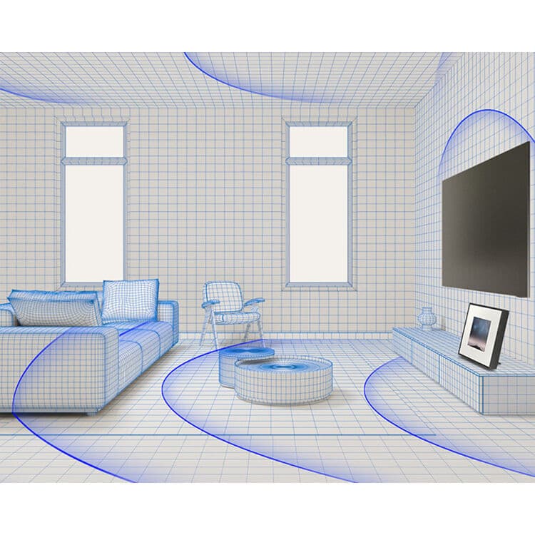 Samsung Music Frame Blk black frame-style 2.0-channel soundbar