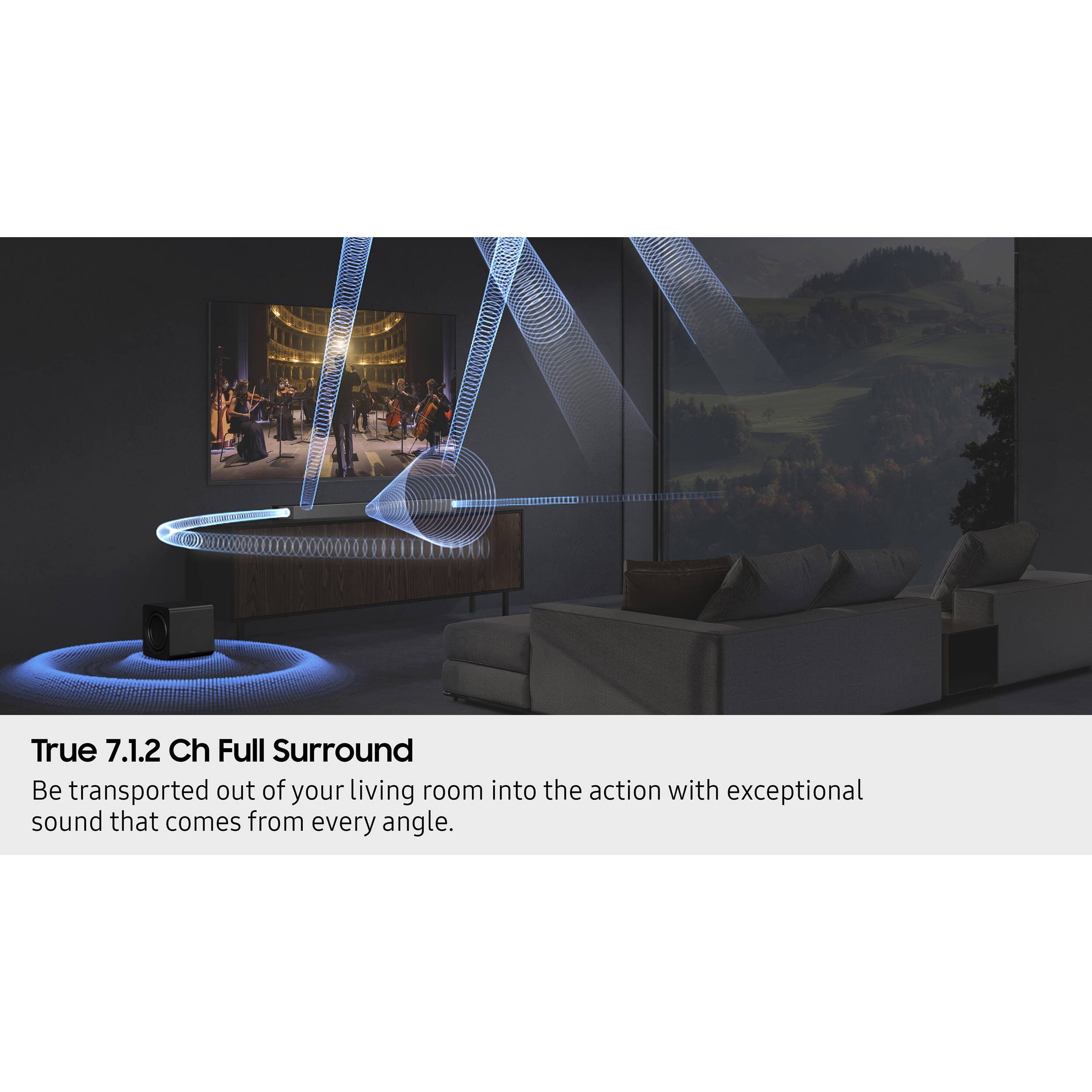 7.1.2 Ch 546W Soundbar Blk view 6