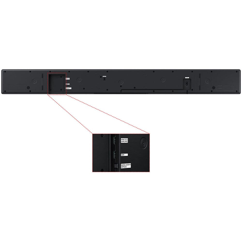 3.1.2 Ch 345W Soundbar Blk view 4