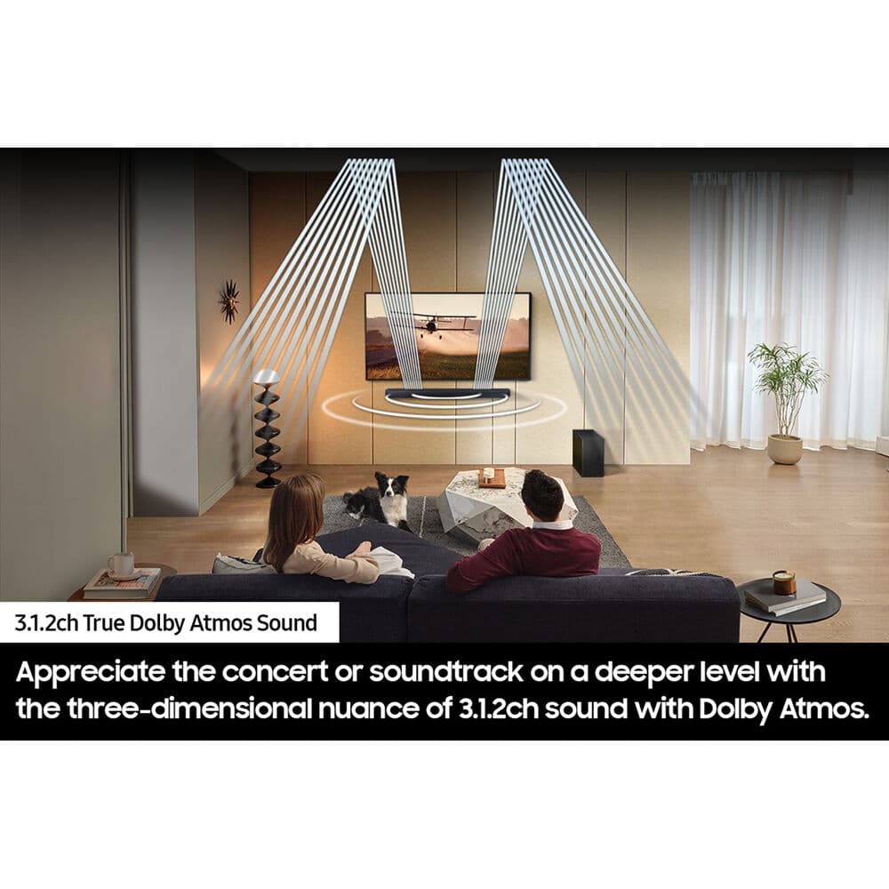 Samsung HW-S60D/ZA 5.0-channel 200W black soundbar for TV audio