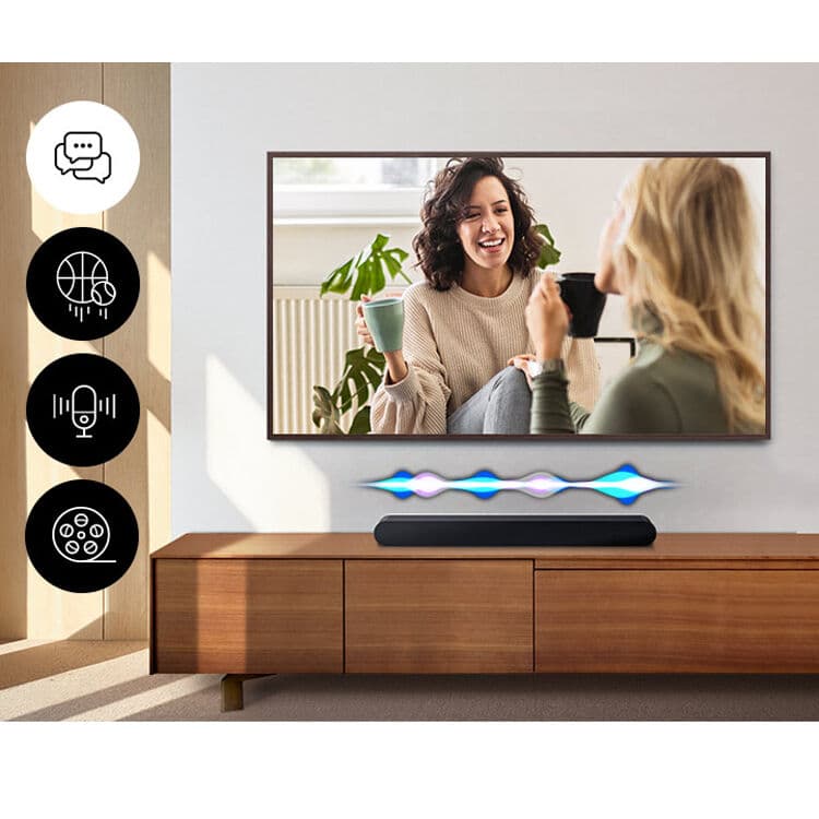 Samsung HW-S60D/ZA 5.0-channel 200W black soundbar for TV audio