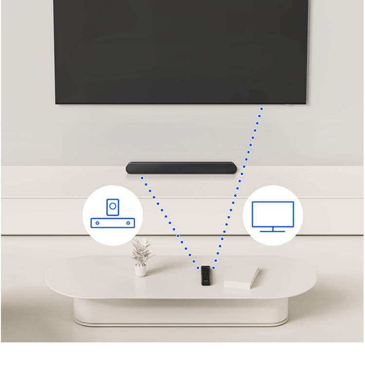 Samsung HW-S60D/ZA 5.0-channel 200W black soundbar for TV audio