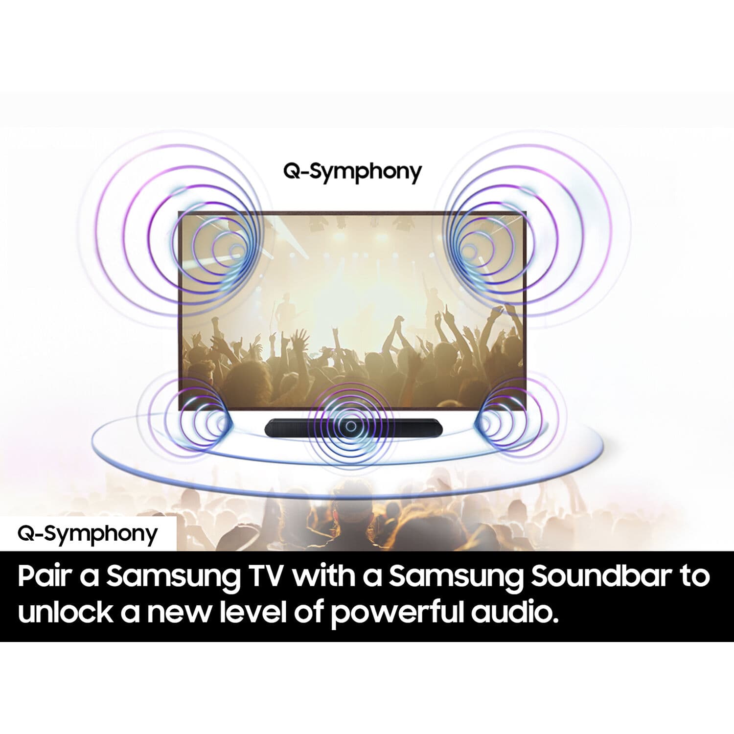 Samsung HW-S60D/ZA 5.0-channel 200W black soundbar for TV audio