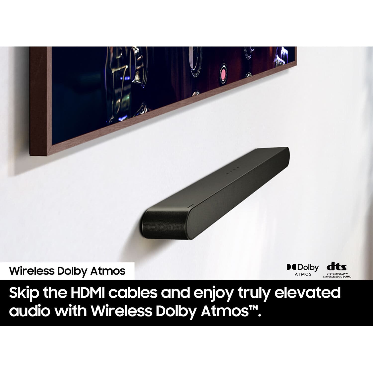 Samsung HW-S60D/ZA 5.0-channel 200W black soundbar for TV audio