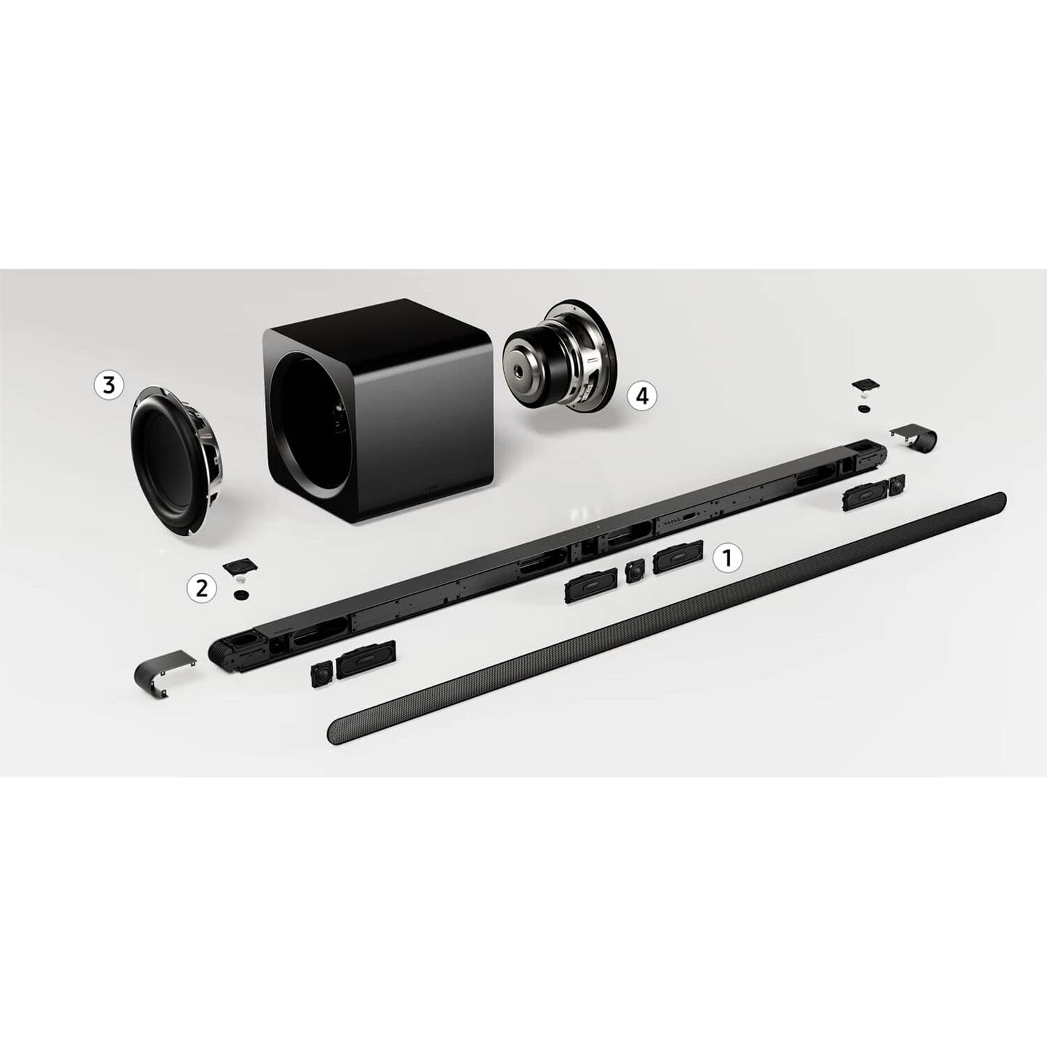 Samsung HW-S800D/ZA 3.1.2-channel 330W wireless soundbar in Titan Black