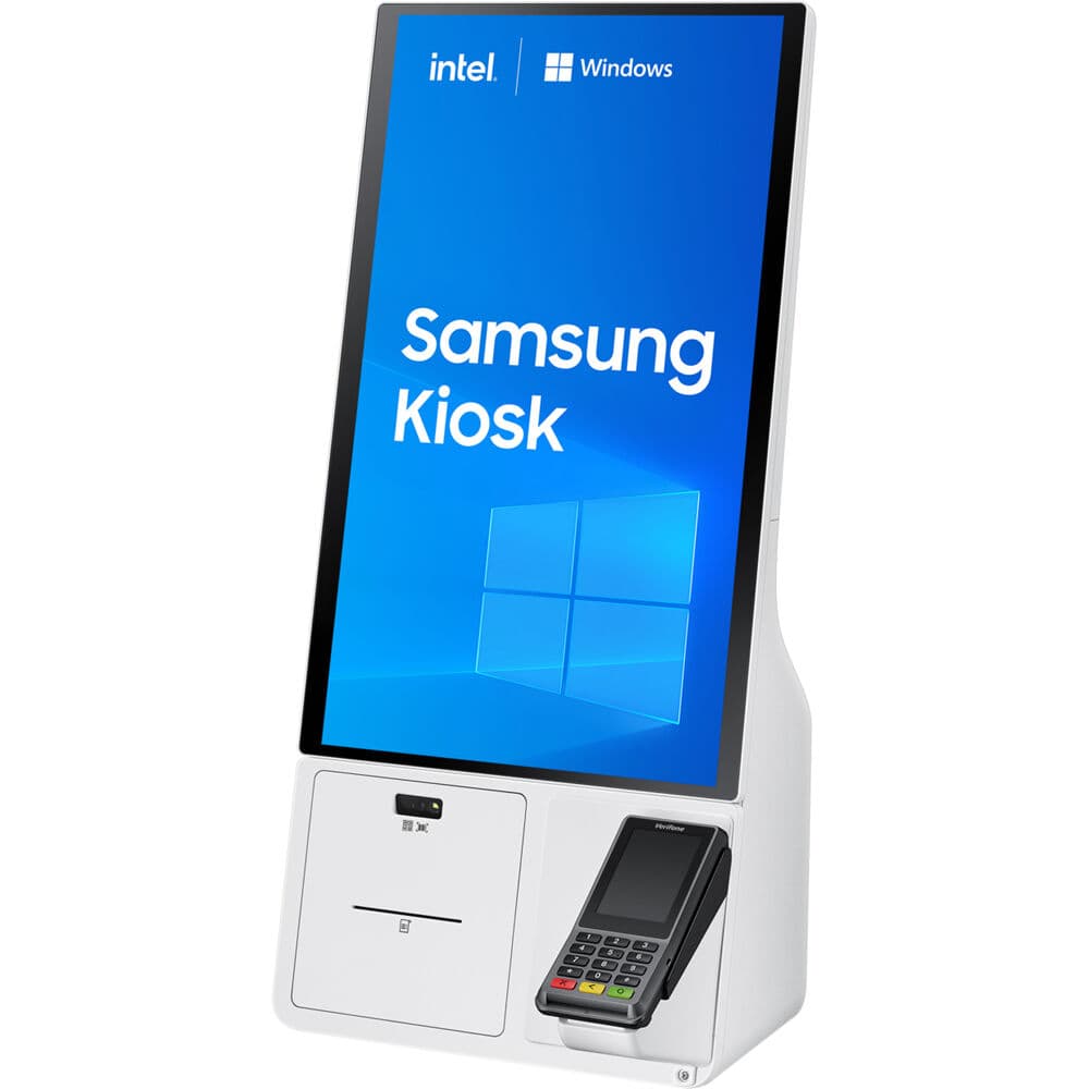 Samsung KM24C-3 24-inch Windows all-in-one kiosk for self-service POS deployments