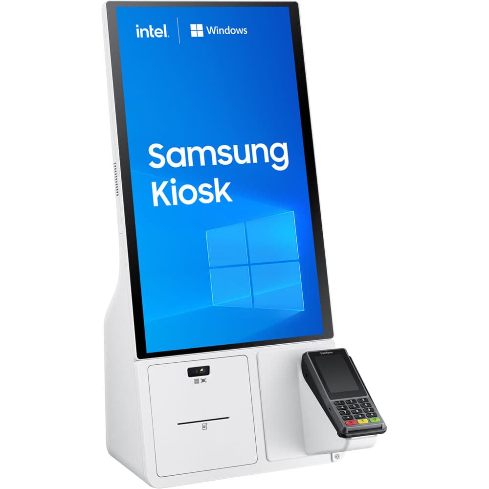 Samsung KM24C-C 24-inch Windows all-in-one kiosk with Intel Celeron 6305E for POS deployments