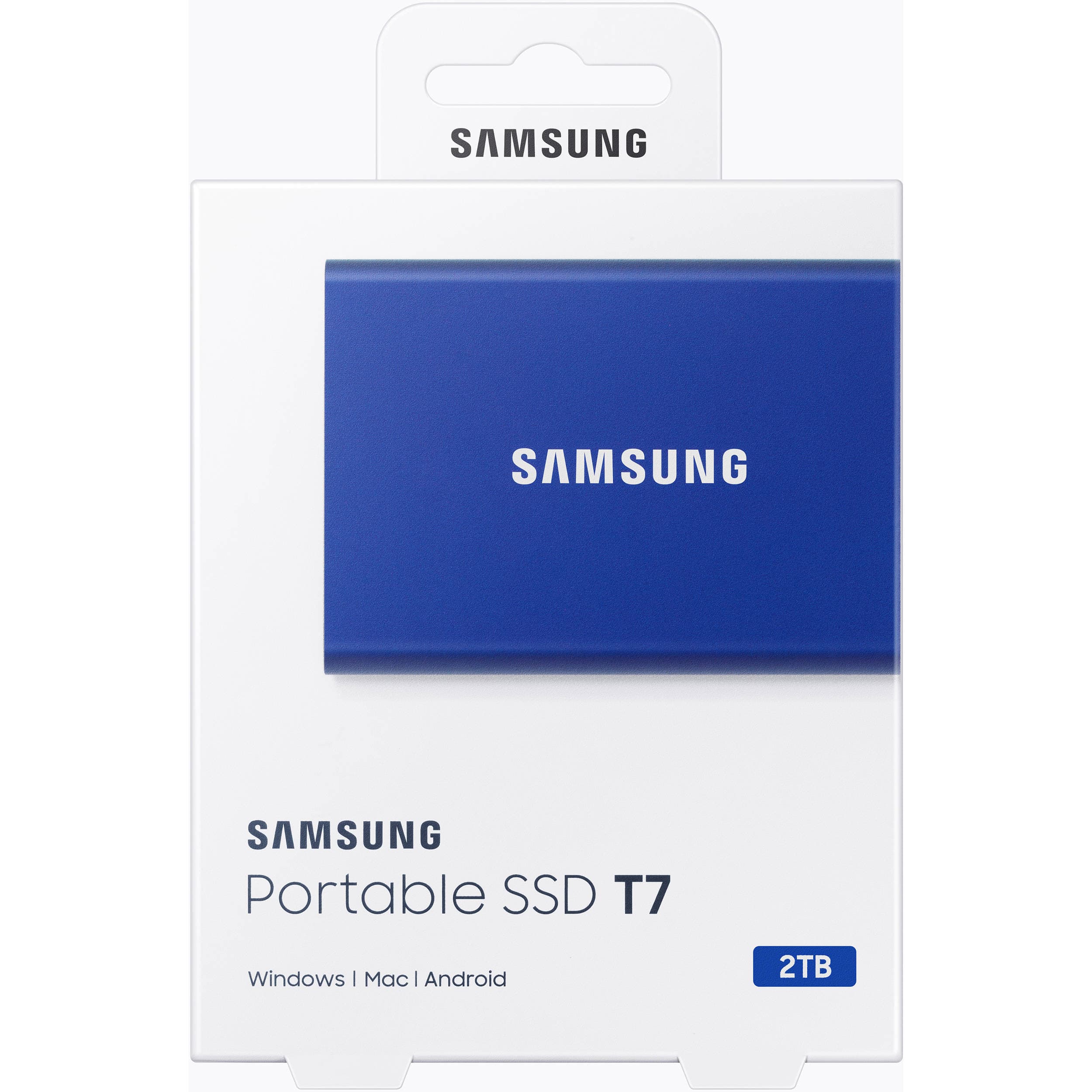 Samsung T7 Portable 2TB external SSD with USB 3.2 Gen 2 connectivity