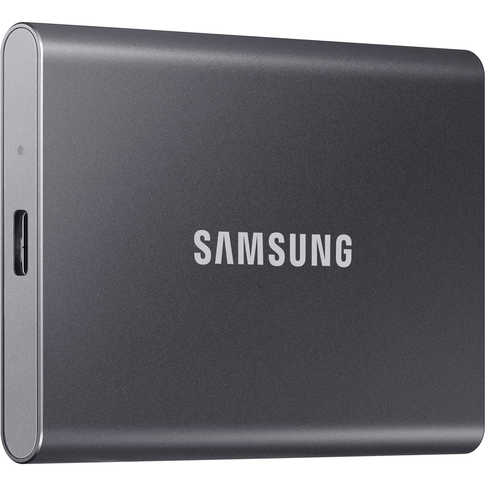 Samsung T7 Portable SSD 2TB gray external solid state drive