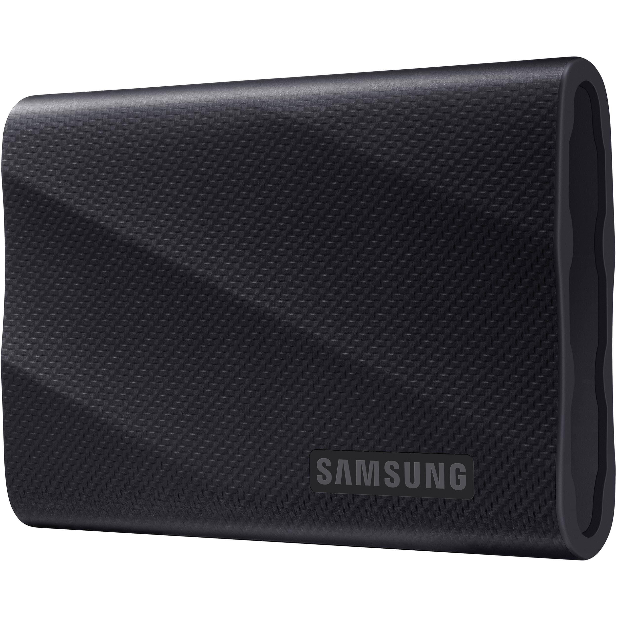 Samsung T9 4TB portable SSD in black with USB-C and USB 3.2 Gen 2x2 connectivity