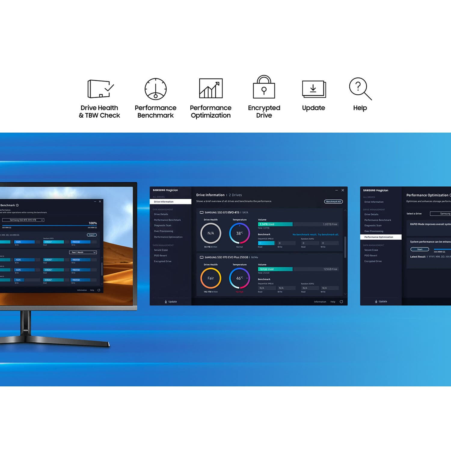Samsung 870 EVO 1 TB 2.5-inch SATA III internal SSD MZ-77E1T0B/AM
