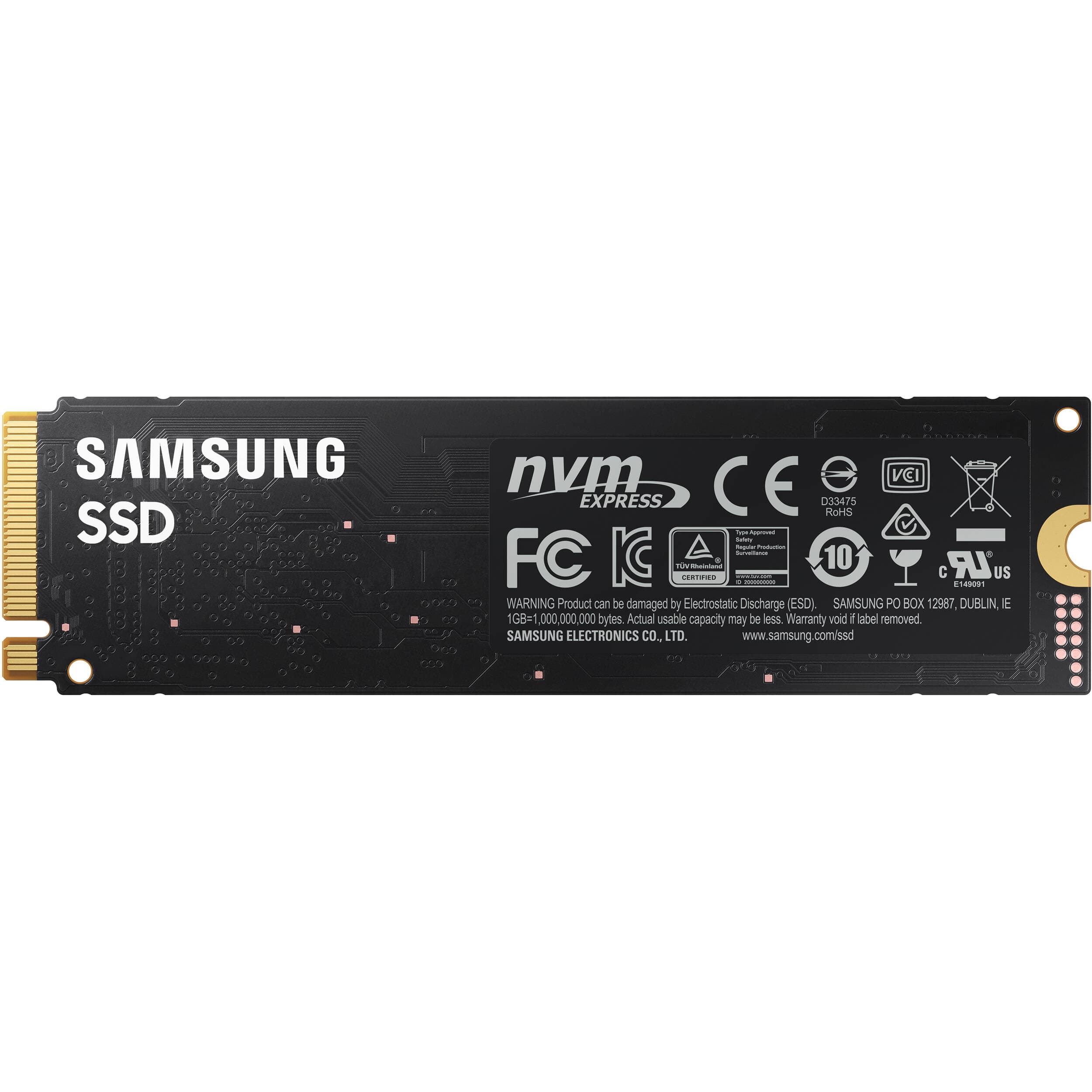 SAMSUNG M.2 980 1TB PCIE GEN3. X4 NVME 1.4C view 4