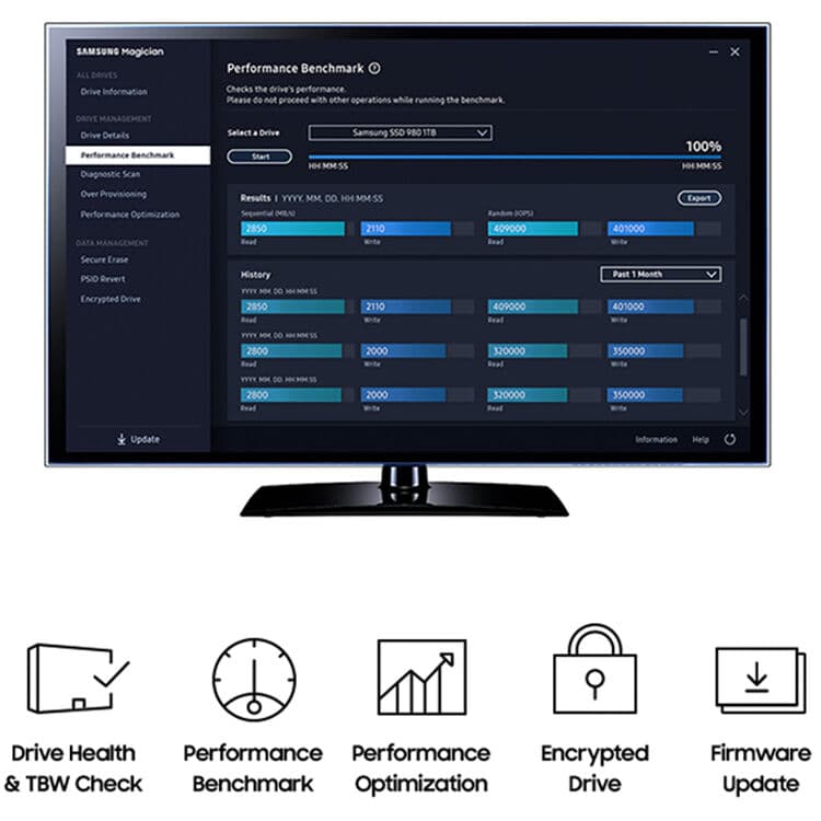SAMSUNG M.2 980 1TB PCIE GEN3. X4 NVME 1.4C view 7