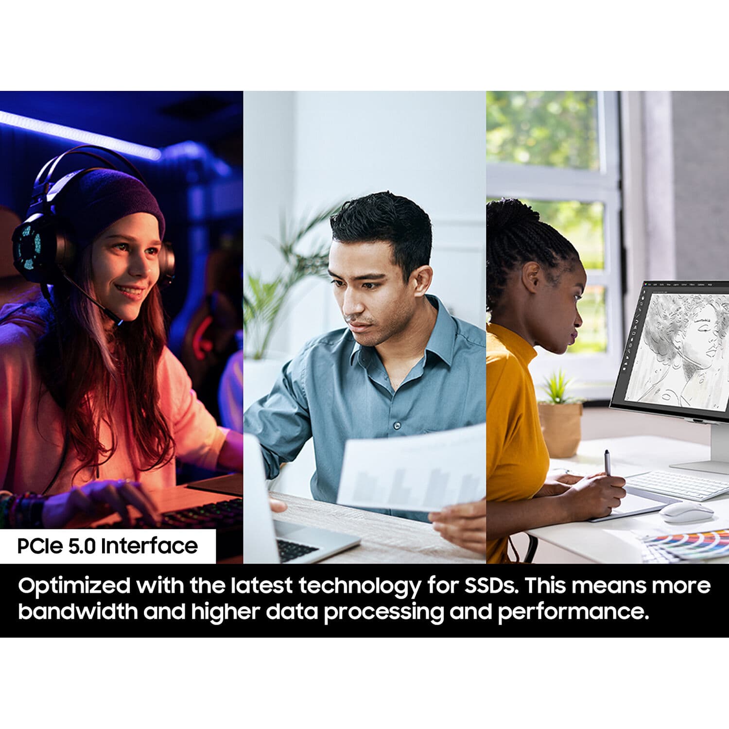 SAMSUNG - SOURCING SAMSUNG 990 EVO SSD 1TB PCIE GEN 4X4 GEN 5X2 M.2 2280 NVME SSD view 8