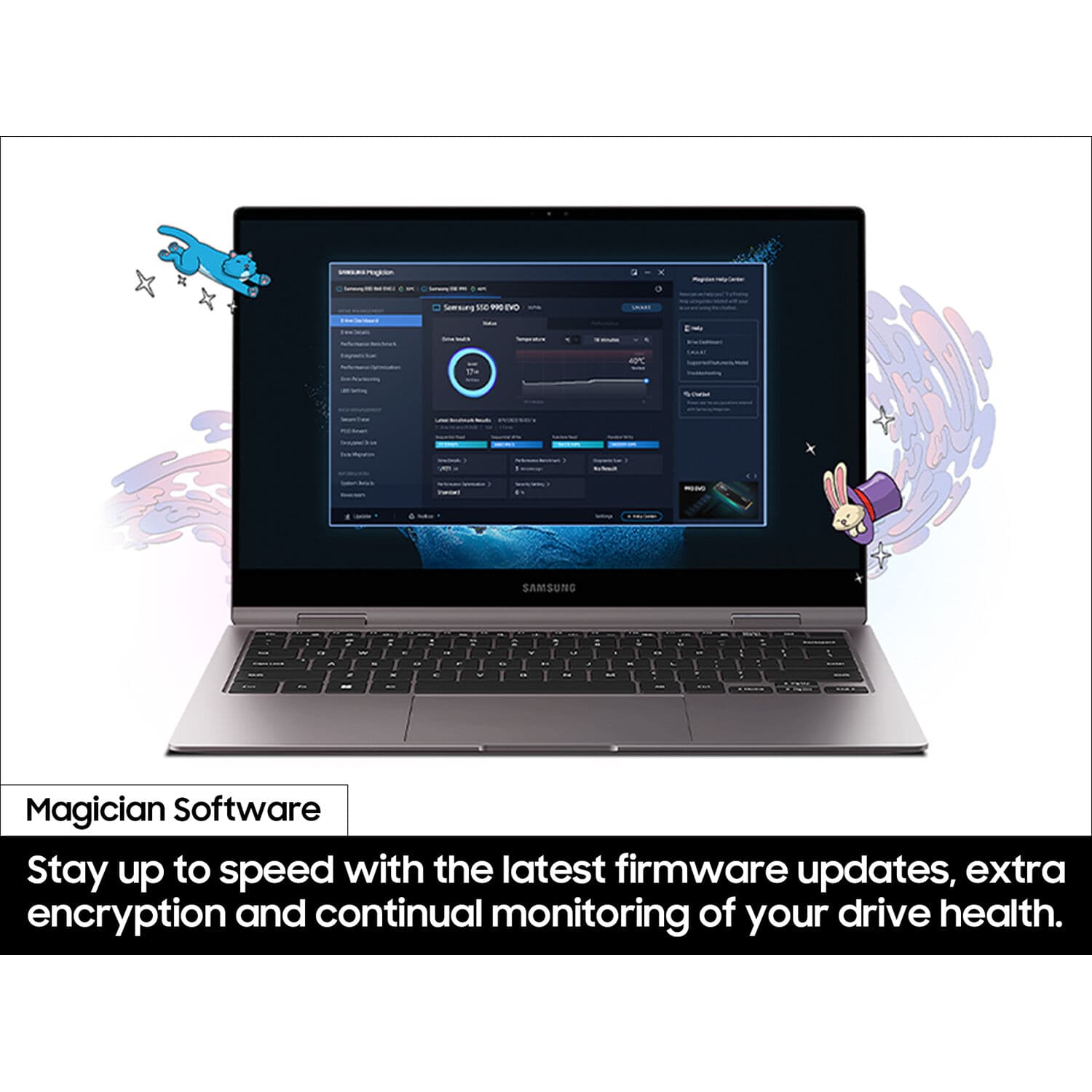 SAMSUNG - SOURCING SAMSUNG 990 EVO SSD 1TB PCIE GEN 4X4 GEN 5X2 M.2 2280 NVME SSD view 9