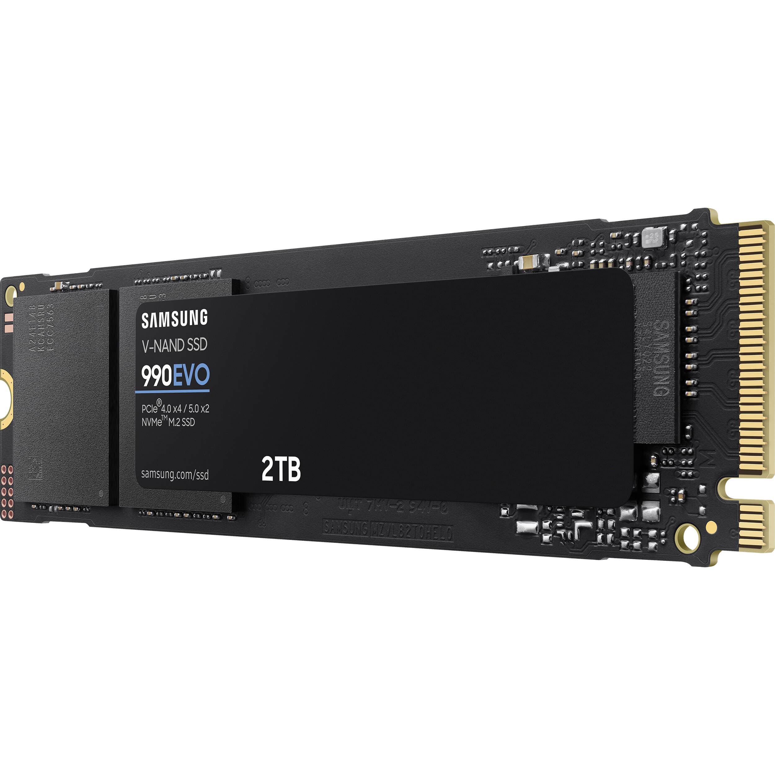 Samsung 990 EVO 2TB M.2 2280 NVMe SSD with PCIe 4.0 x4 and PCIe 5.0 x2 support