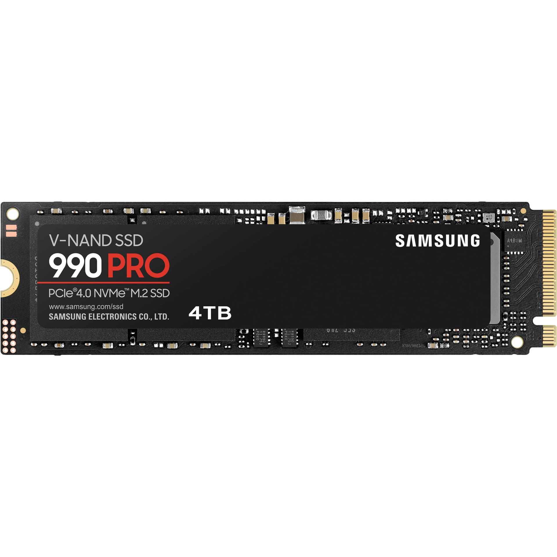 Samsung 990 PRO 4 TB PCIe 4.0 M.2 NVMe SSD for desktop storage