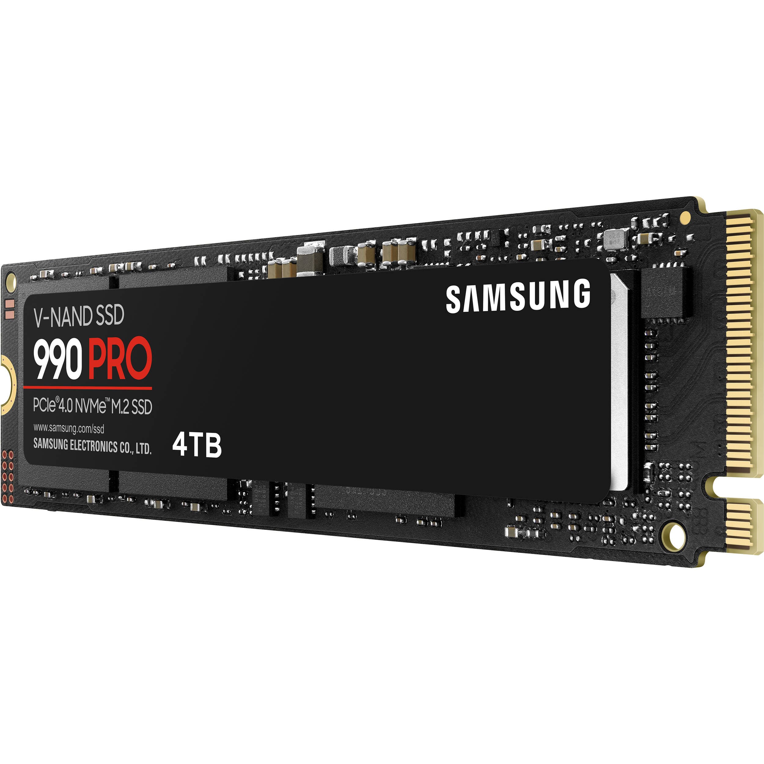 Samsung 990 PRO 4 TB PCIe 4.0 M.2 NVMe SSD for desktop storage