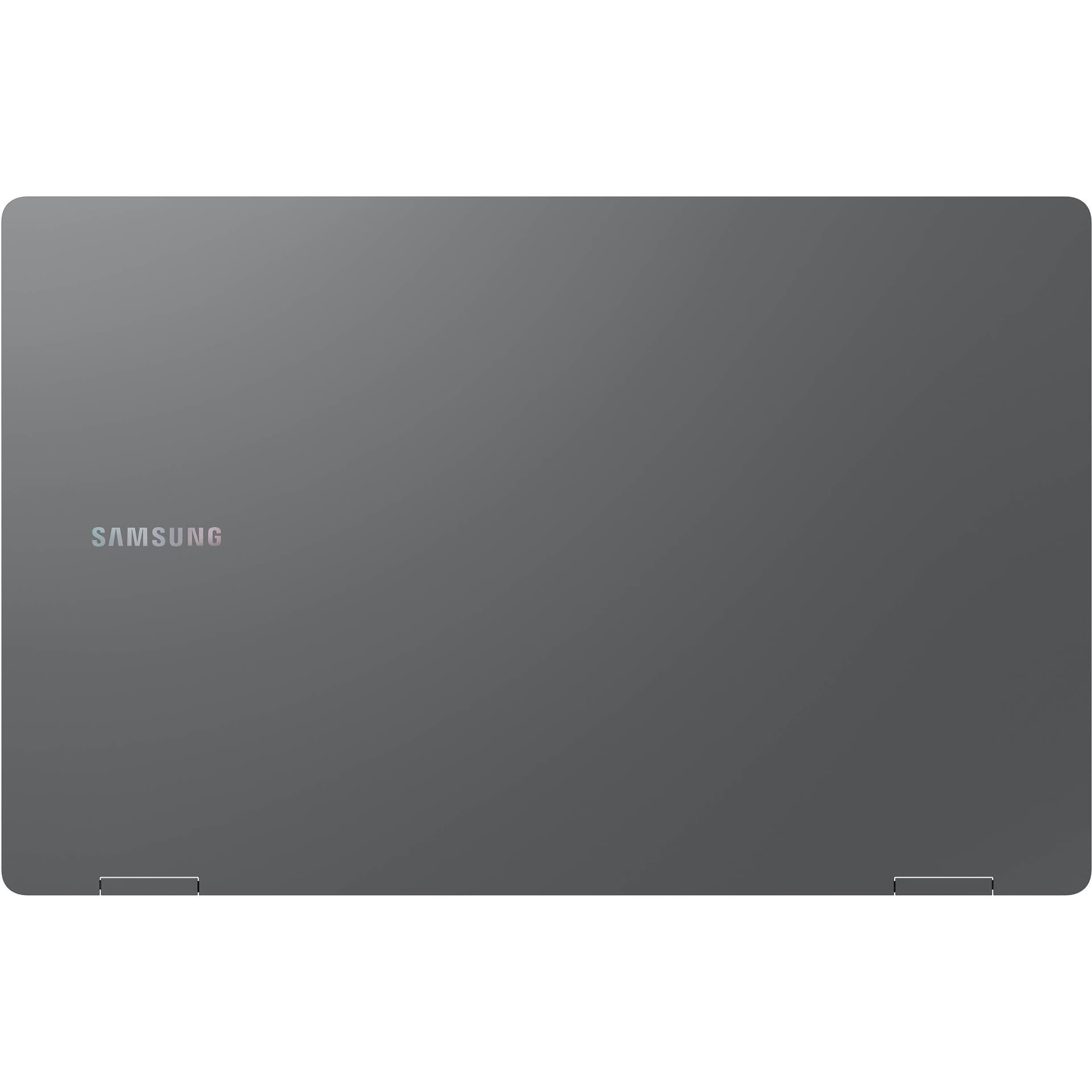 Samsung Galaxy Book5 360 15.6-inch gray 2-in-1 laptop with convertible touchscreen design