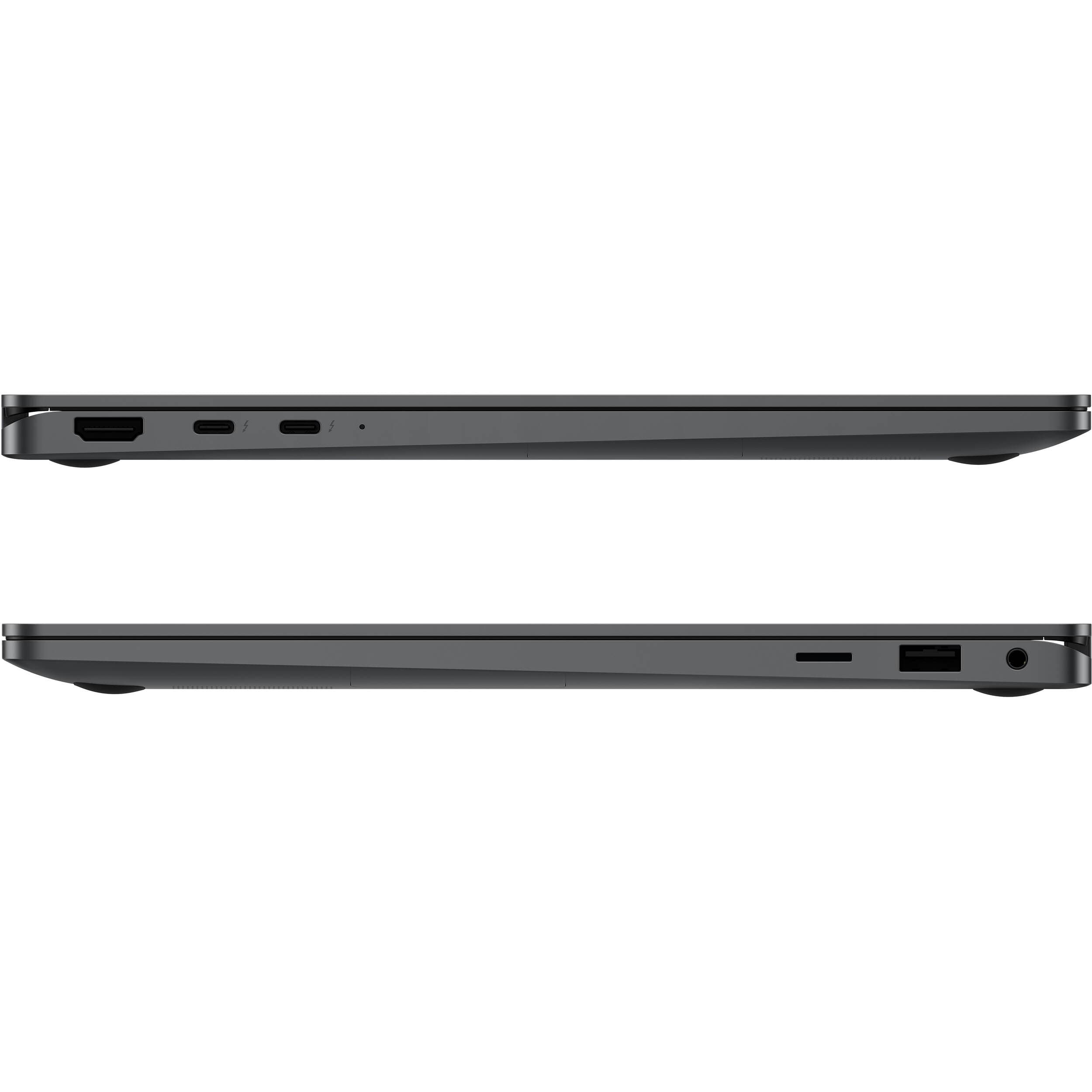 Samsung Galaxy Book5 360 15.6-inch gray 2-in-1 laptop with convertible touchscreen design