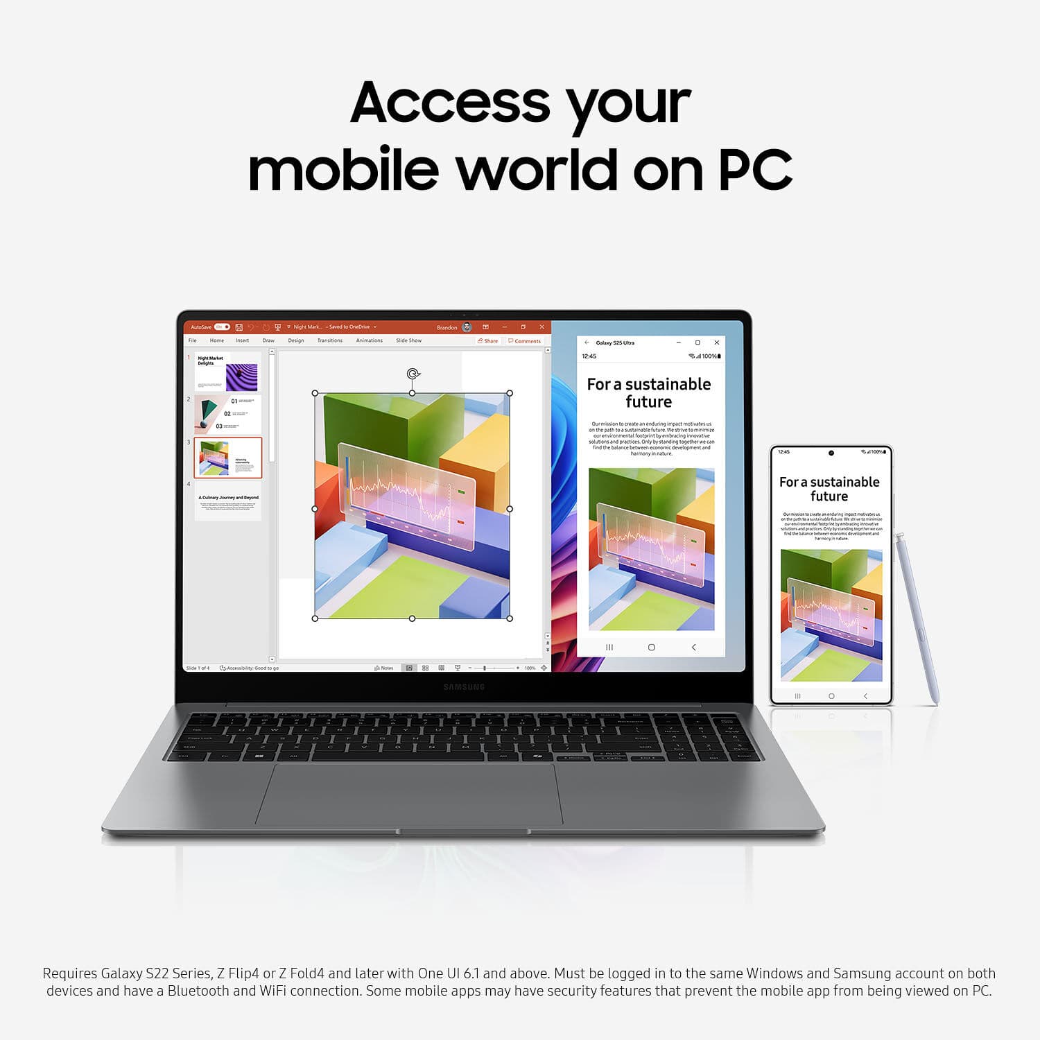 Samsung Galaxy Book5 Pro 14 U7-256V gray business laptop with 16 GB RAM and 512 GB SSD