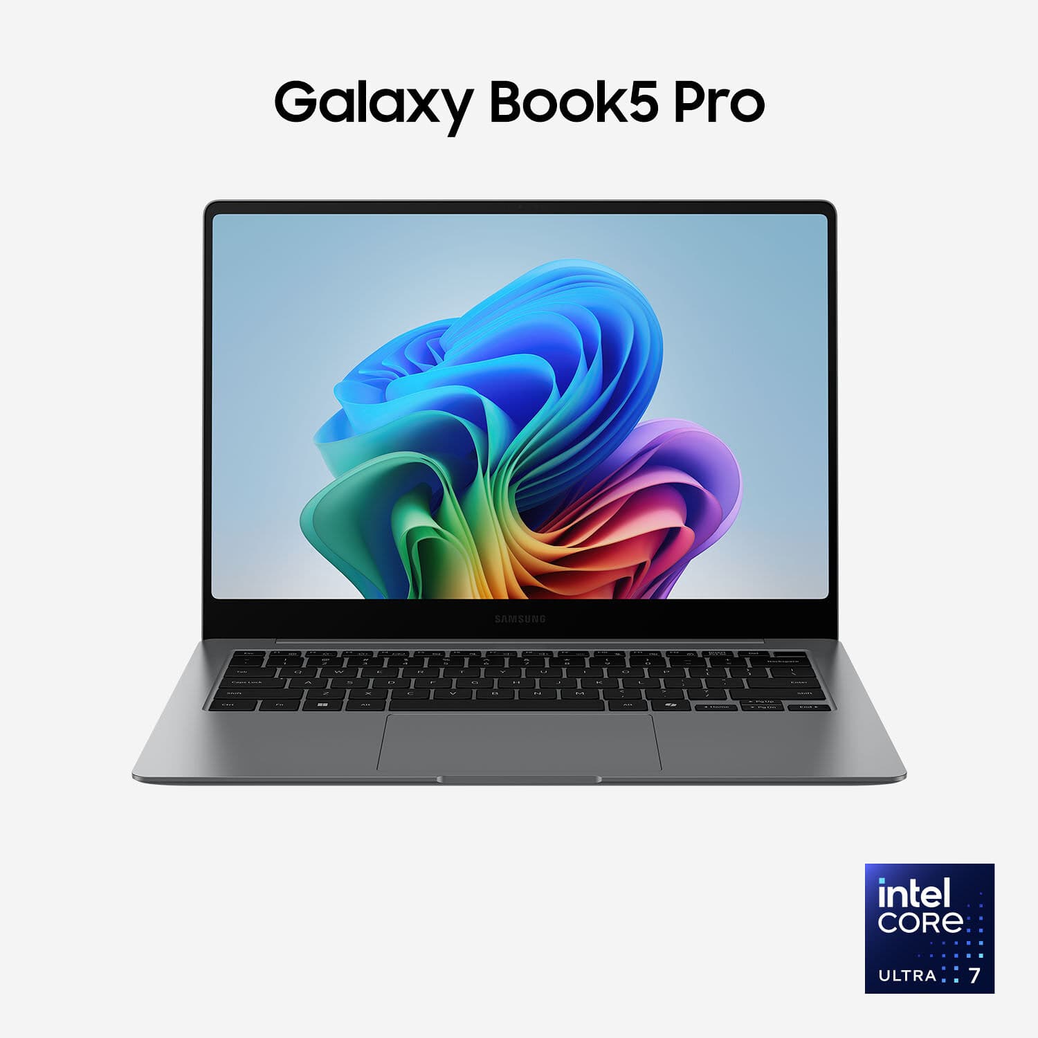 Samsung Galaxy Book5 Pro 14 U7-256V gray business laptop with 16 GB RAM and 512 GB SSD
