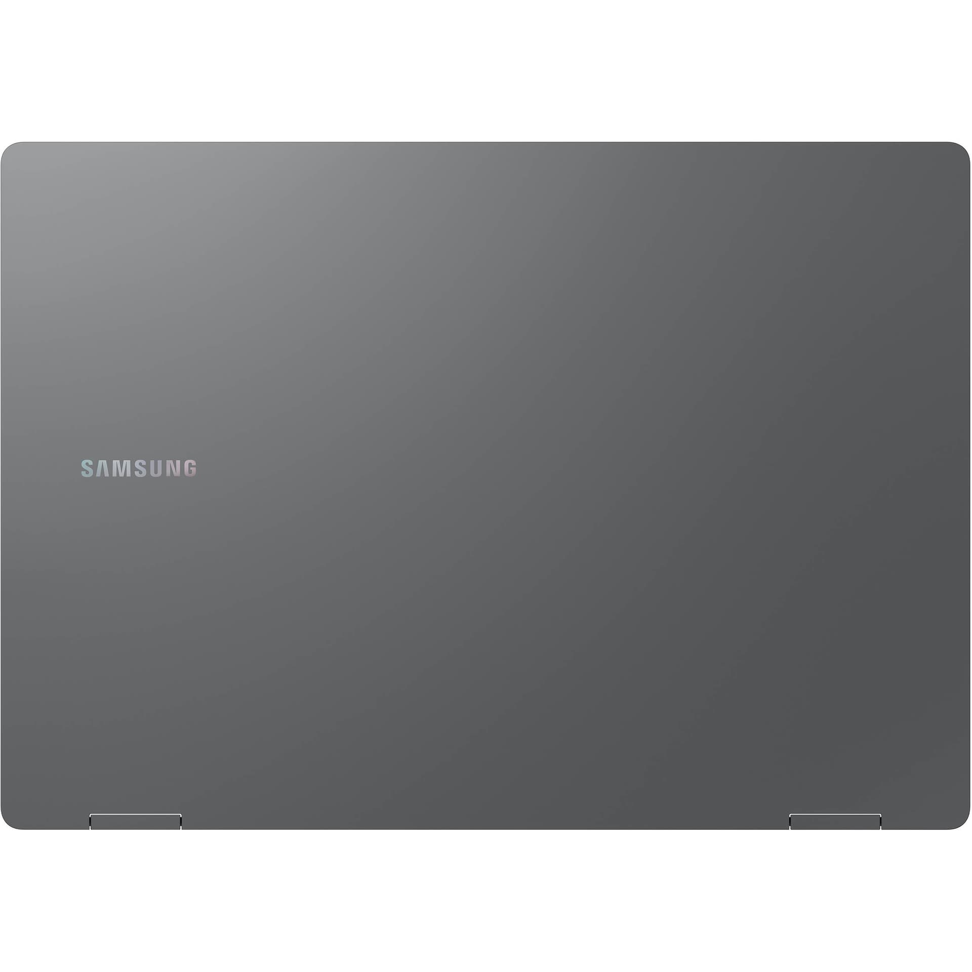 Samsung Galaxy Book5 Pro 360 16-inch gray 2-in-1 laptop with Intel Core Ultra 7, 32 GB RAM, and 1 TB SSD
