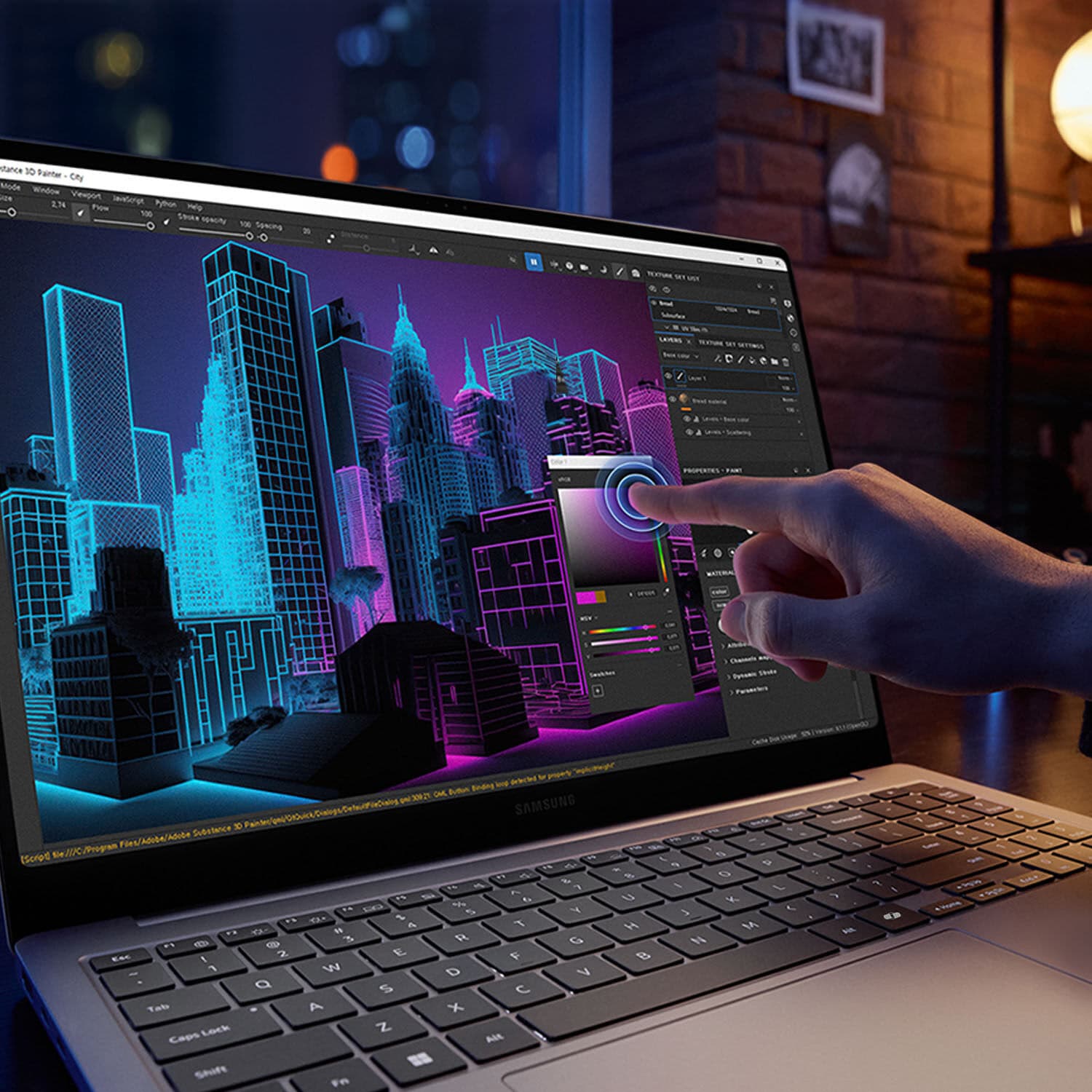 Samsung Galaxy Book4 Ultra 16 I9185H Gray business laptop with 32 GB RAM and 1 TB storage