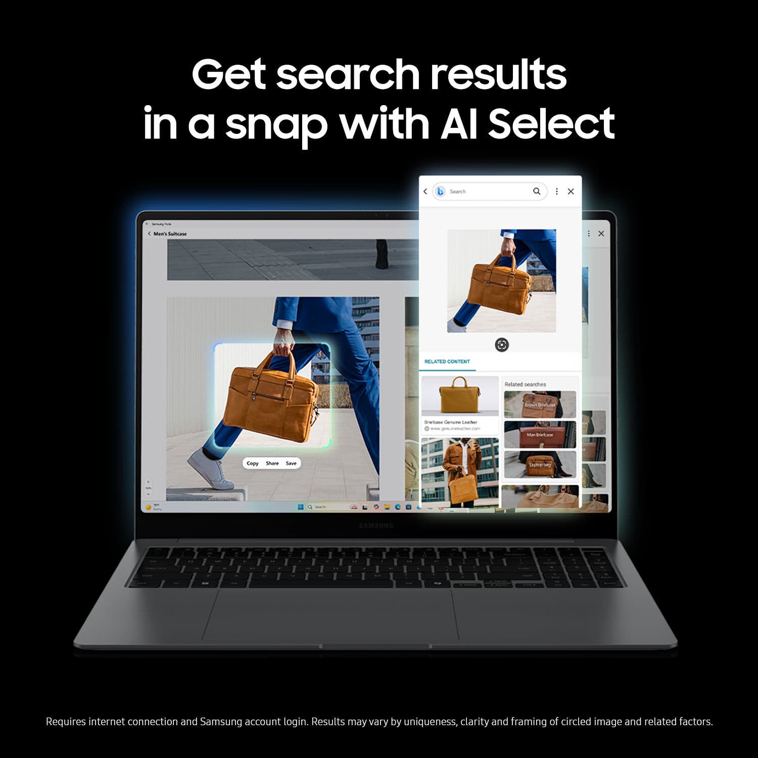 Samsung Galaxy Book5 Pro 16 gray business laptop with 16-inch display