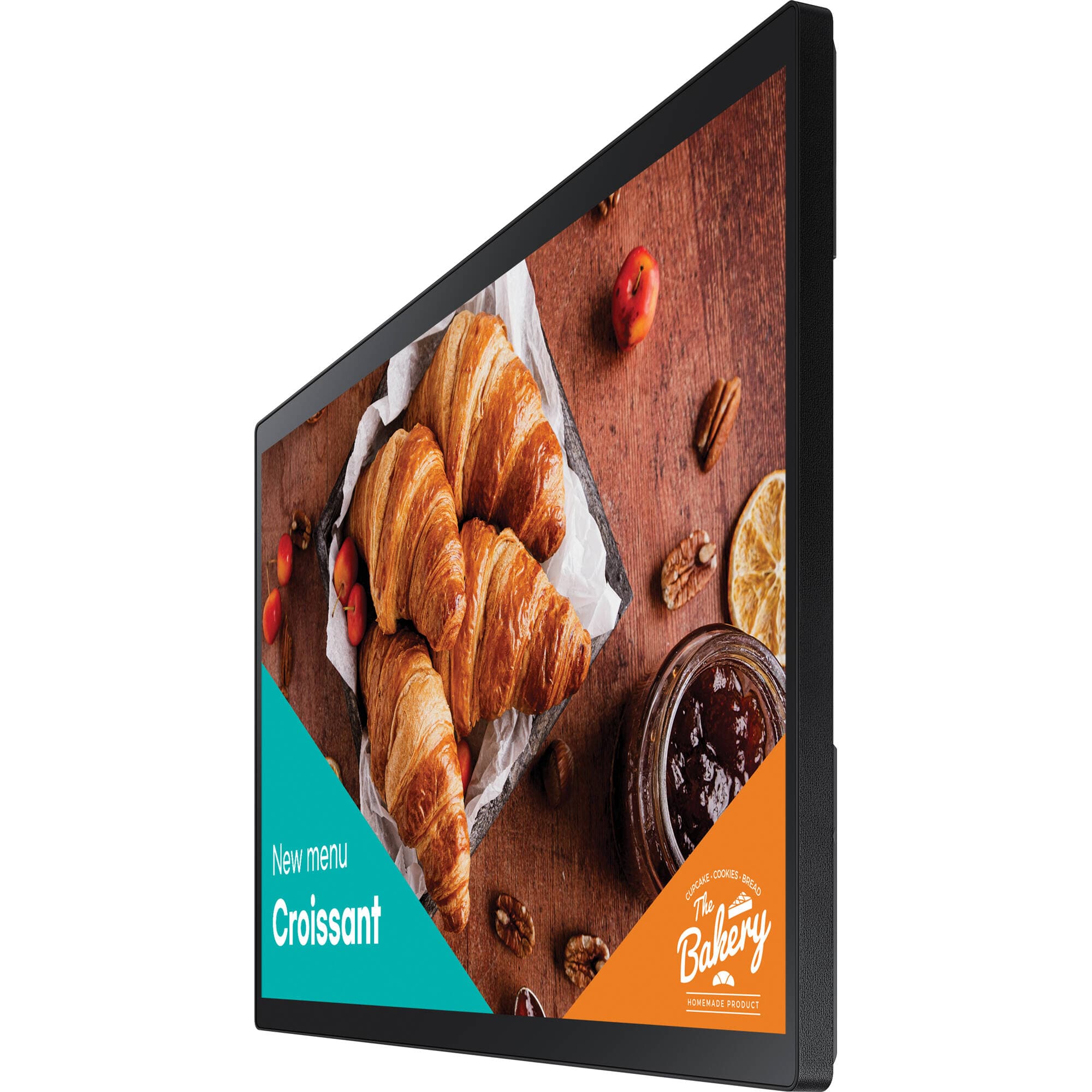 Samsung QB24C-T 24-inch UHD LED LCD display in portrait orientation for business signage