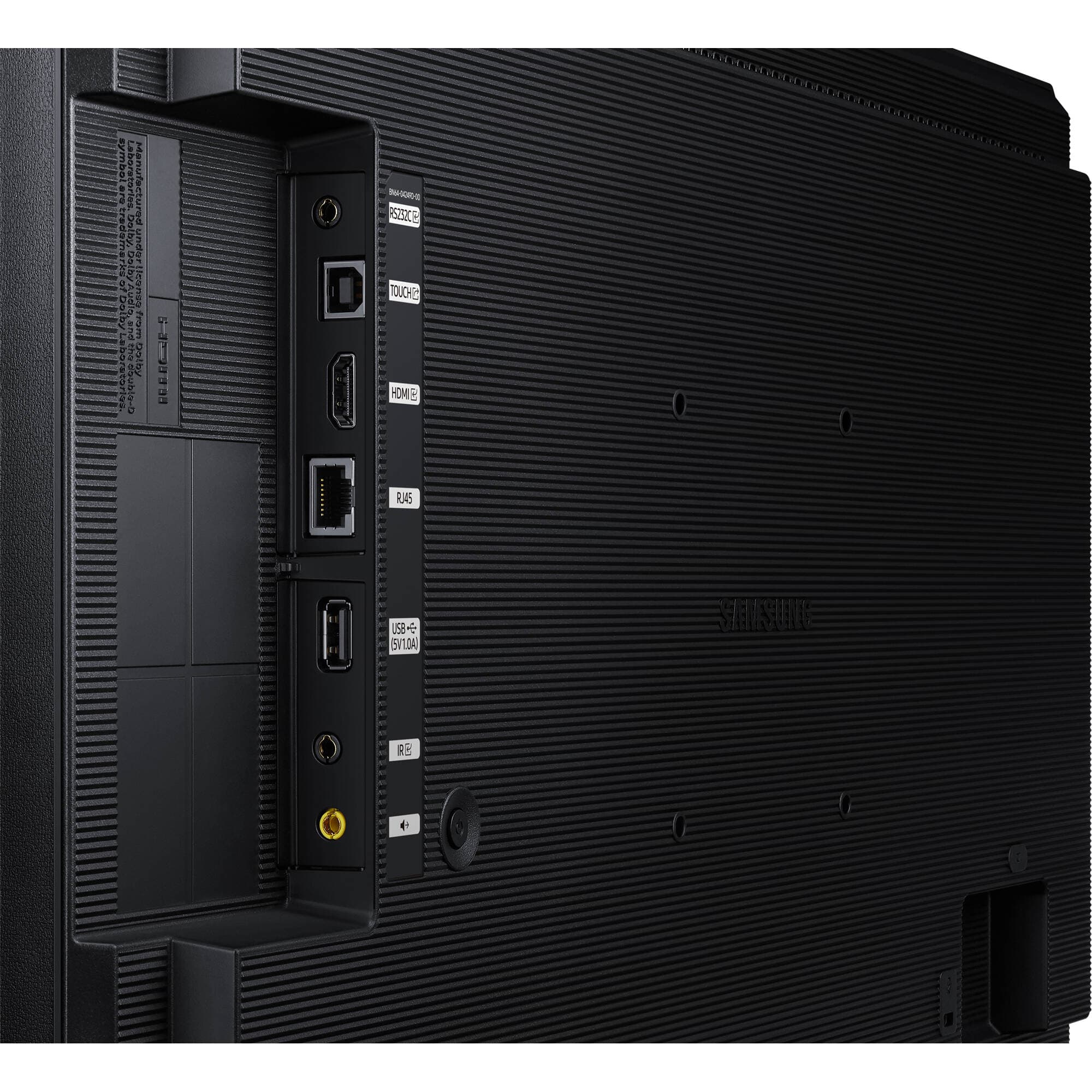 Samsung QB24C-T 24-inch UHD LED LCD display in portrait orientation for business signage