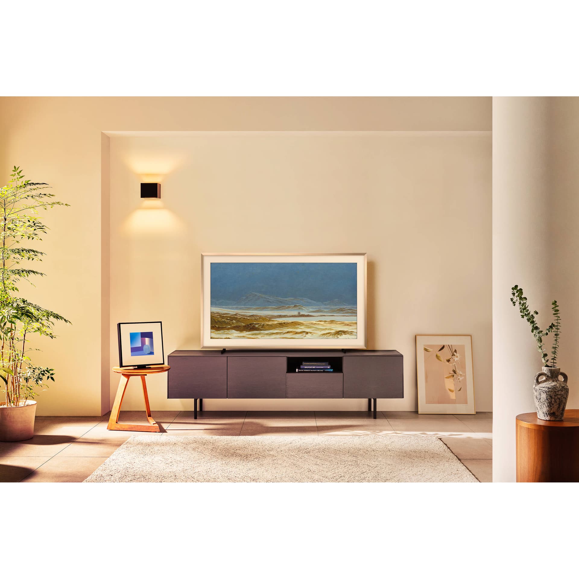 Samsung 32-inch QLED 4K Smart TV with The Frame design and SolarCell Remote
