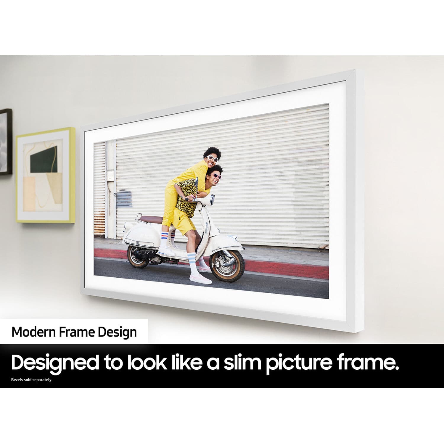 Samsung 32-inch QLED 4K Smart TV with The Frame design and SolarCell Remote