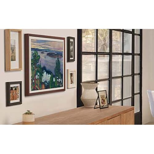 Samsung 32-inch QLED 4K Smart TV with The Frame design and SolarCell Remote