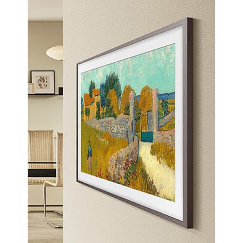 Samsung 43-inch QLED 4K Frame smart TV with 120 Hz refresh