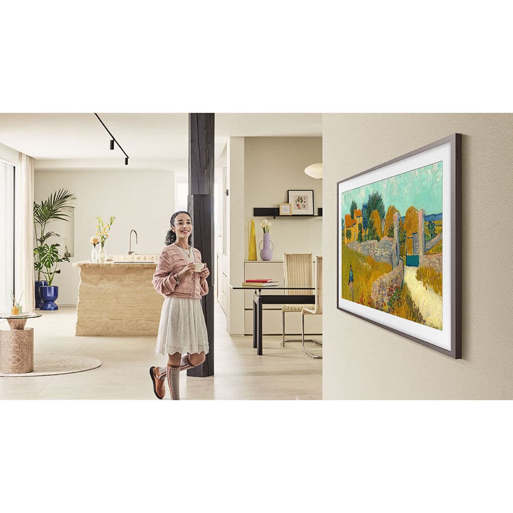 Samsung 43-inch QLED 4K Frame smart TV with 120 Hz refresh