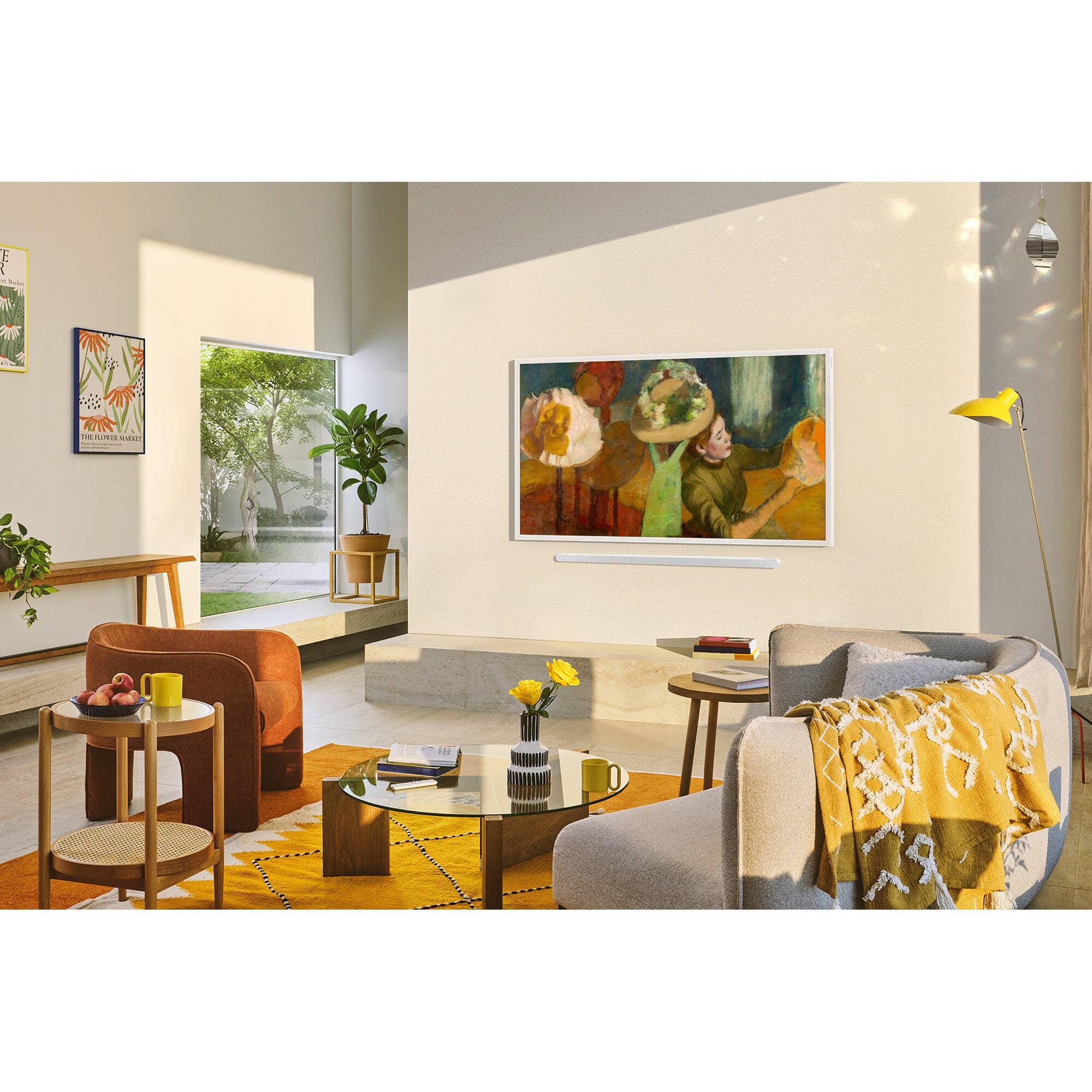 Samsung 43-inch QLED 4K Frame smart TV with 120 Hz refresh