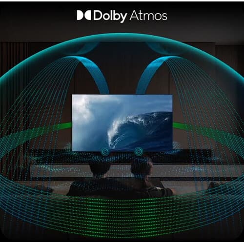 Samsung 43-inch Neo QLED 4K smart TV with 120 Hz refresh rate and Dolby Atmos