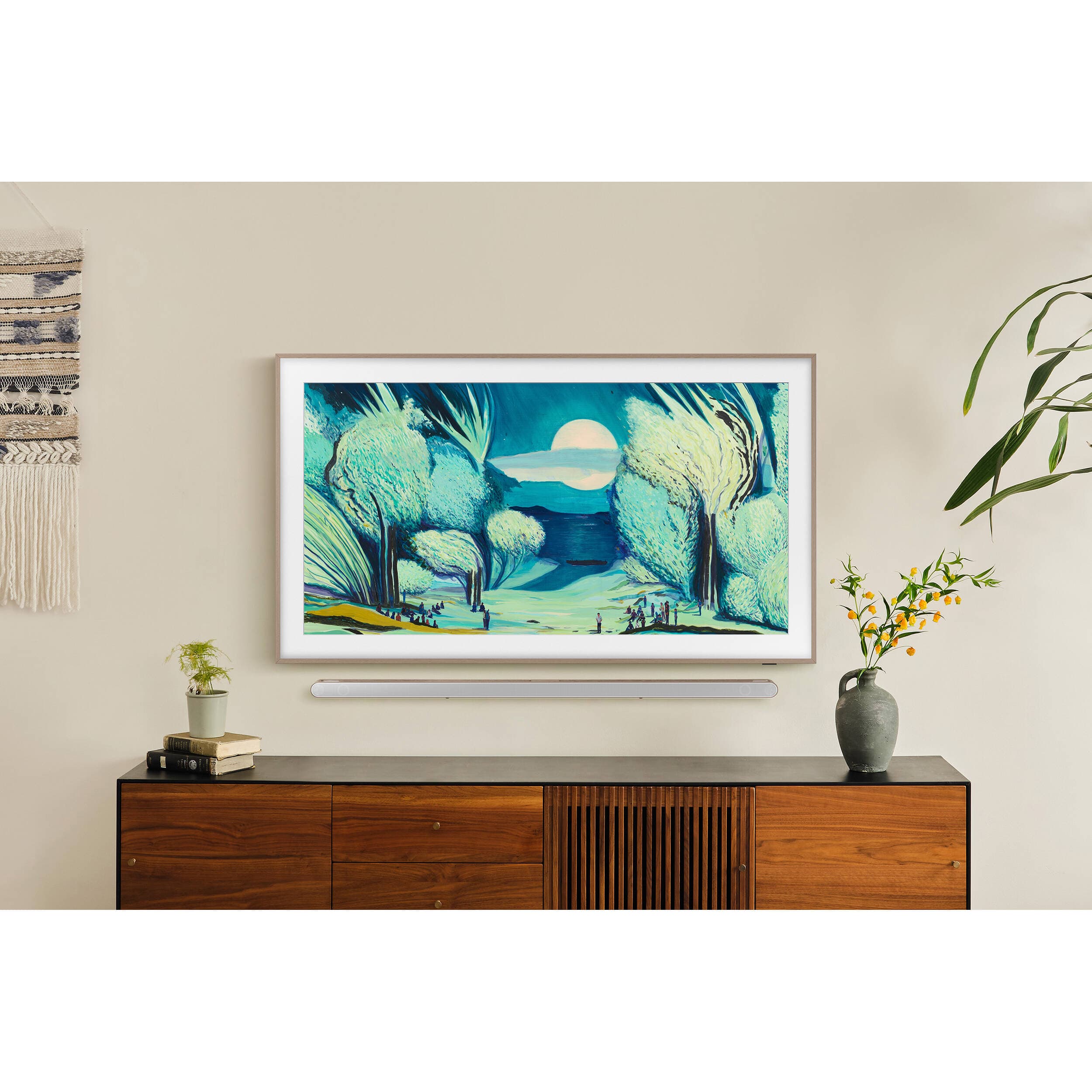 Samsung 50-inch QLED 4K Frame smart TV with 120Hz refresh rate