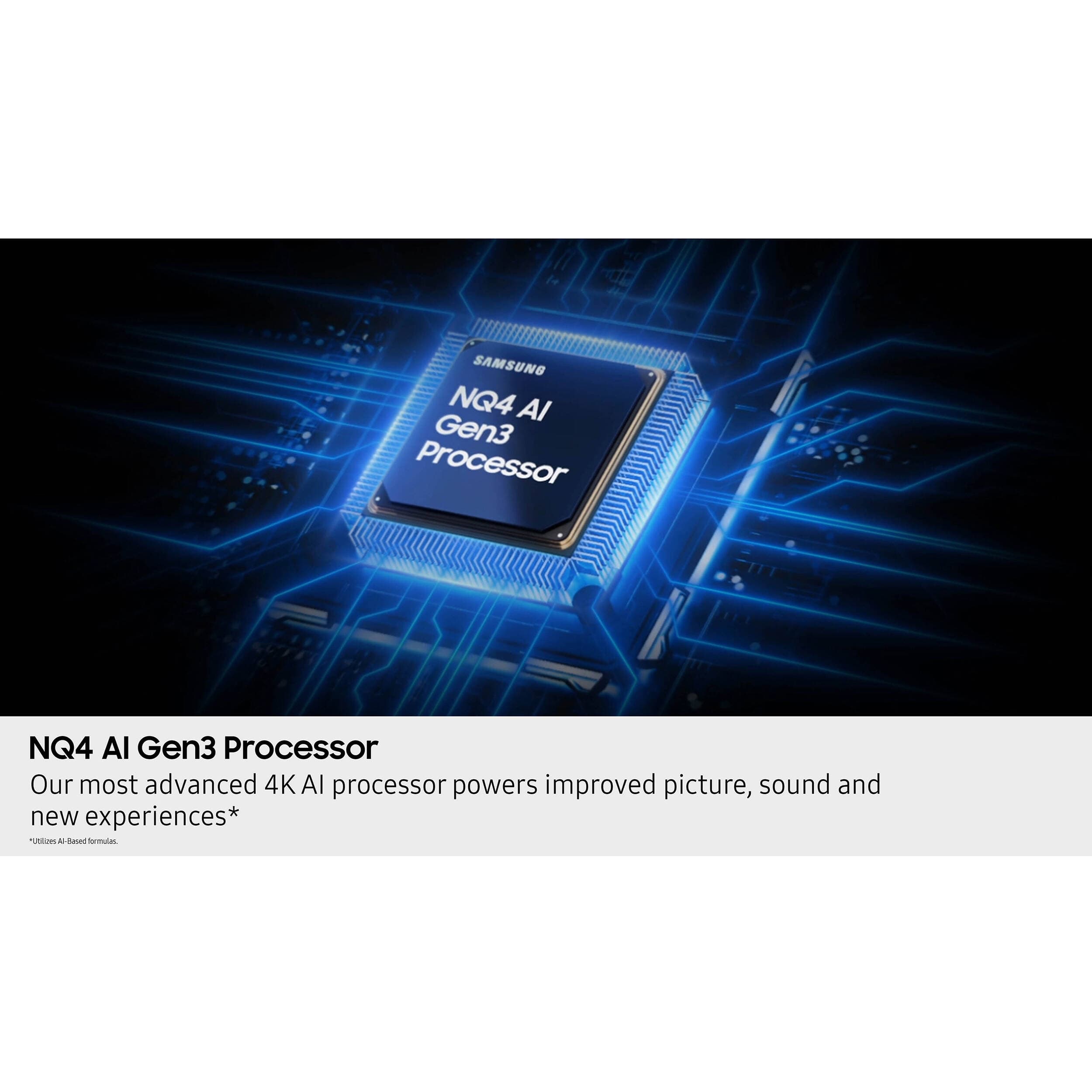 Samsung 55-inch Neo QLED 4K smart TV with 120Hz refresh rate and Dolby Atmos support