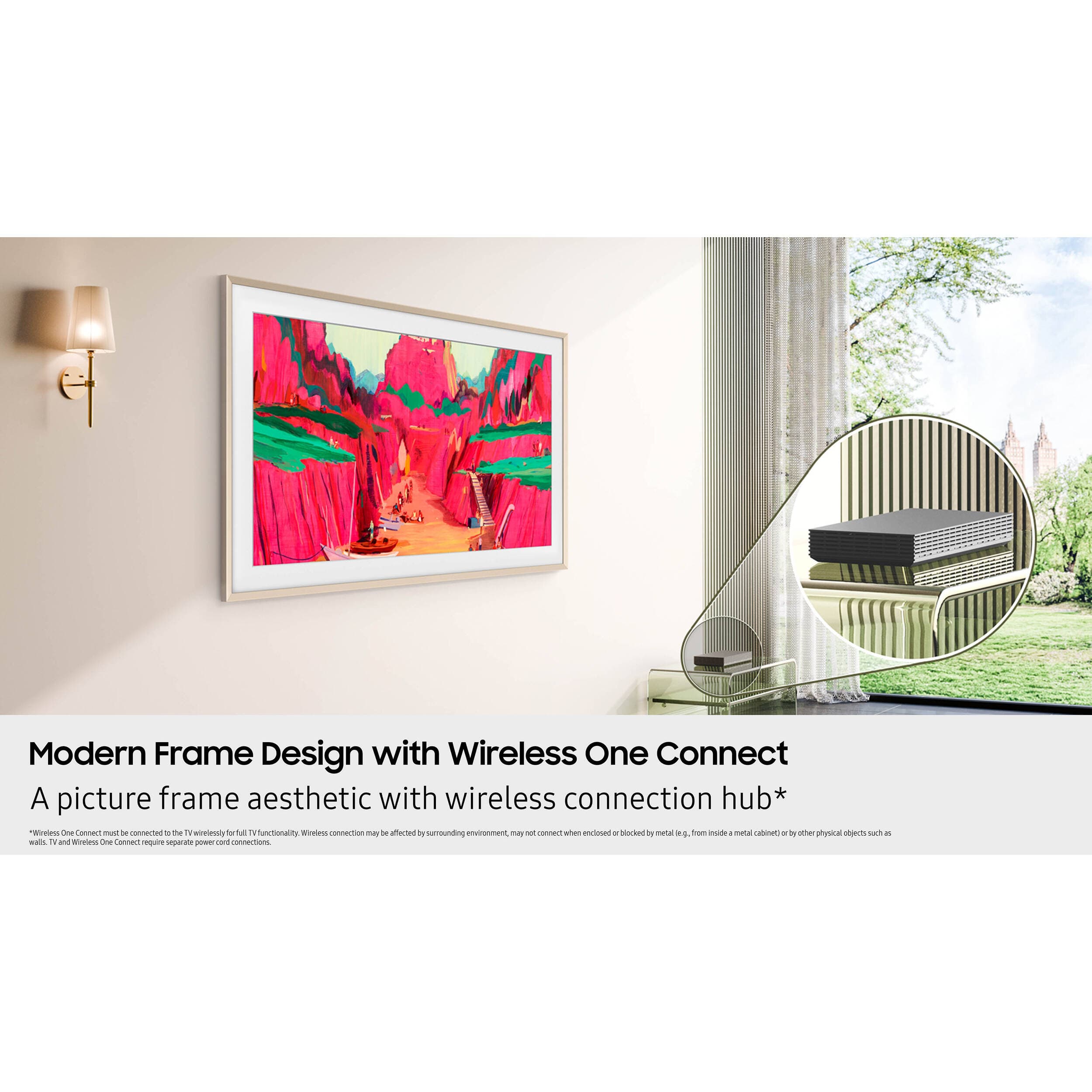 Samsung 65-inch Neo QLED 4K Frame PRO smart TV with 120 Hz refresh