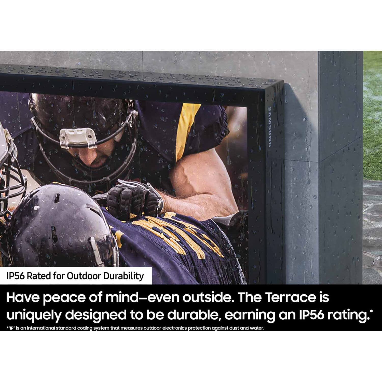 Samsung 65-inch Neo QLED 4K smart TV for bright partial-sun viewing