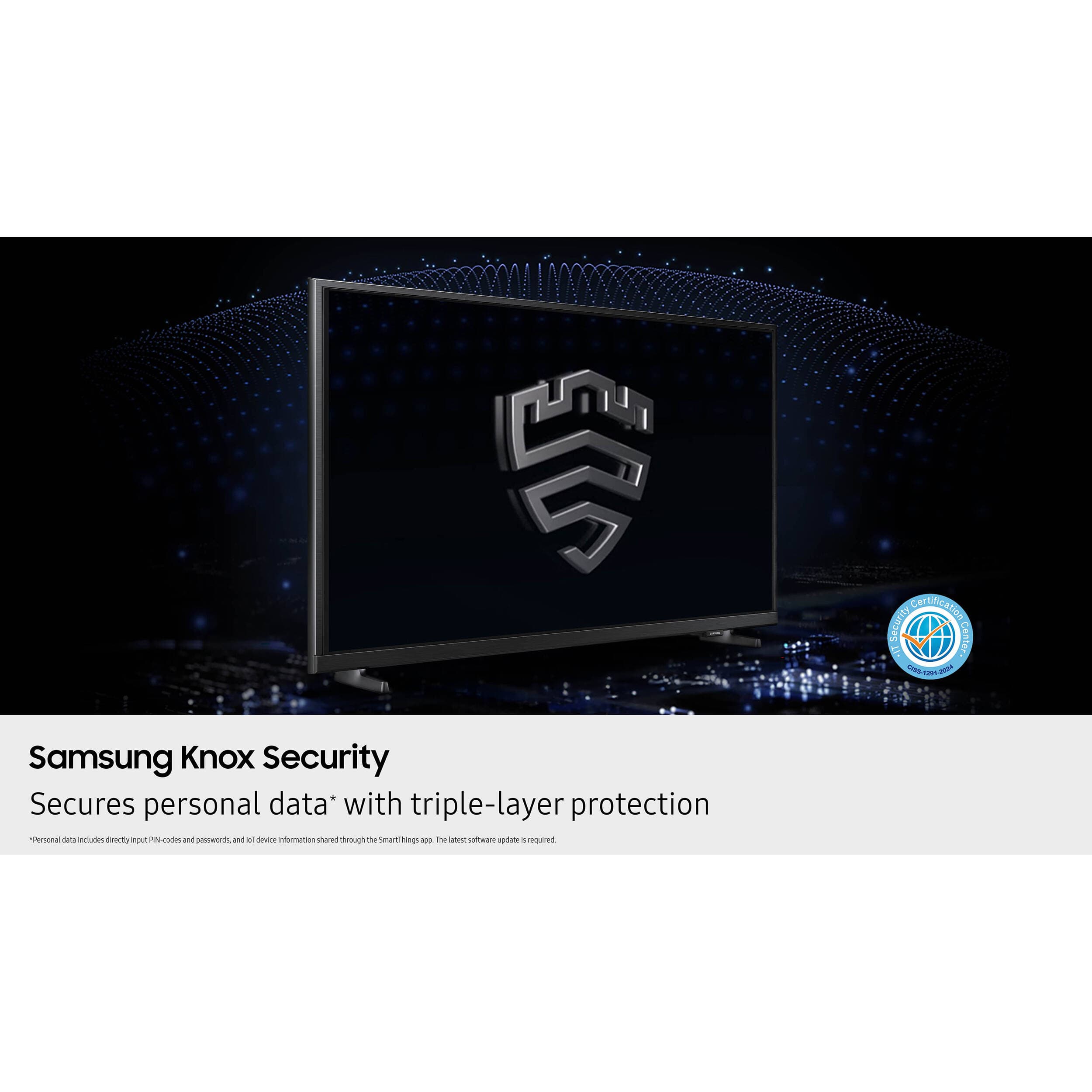 Samsung 65-inch QLED 4K smart TV with slim black bezel for conference rooms and premium lounge spaces