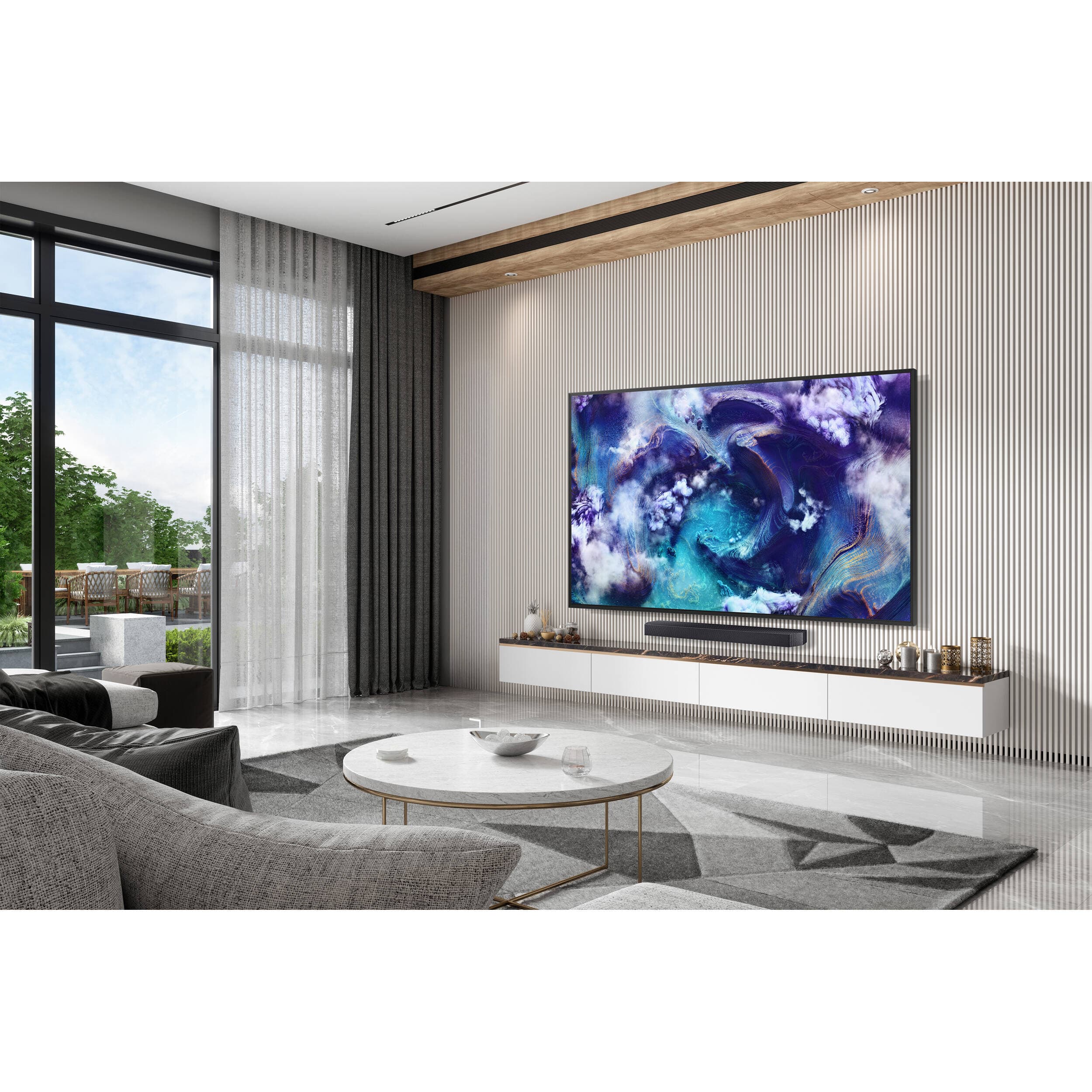 Samsung 65-inch Neo QLED 8K smart TV with 120 Hz refresh rate