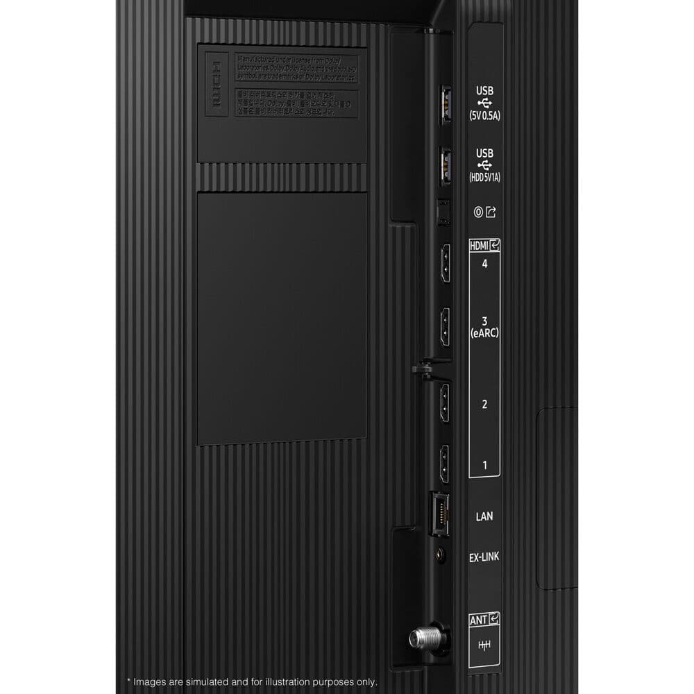 Samsung 65-inch OLED 4K smart TV with 120 Hz refresh rate for premium boardrooms and media spaces